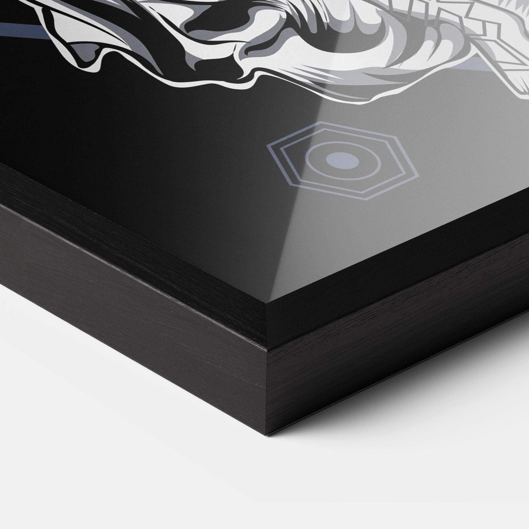 Poster Înrămat Angel Fights mockup 3