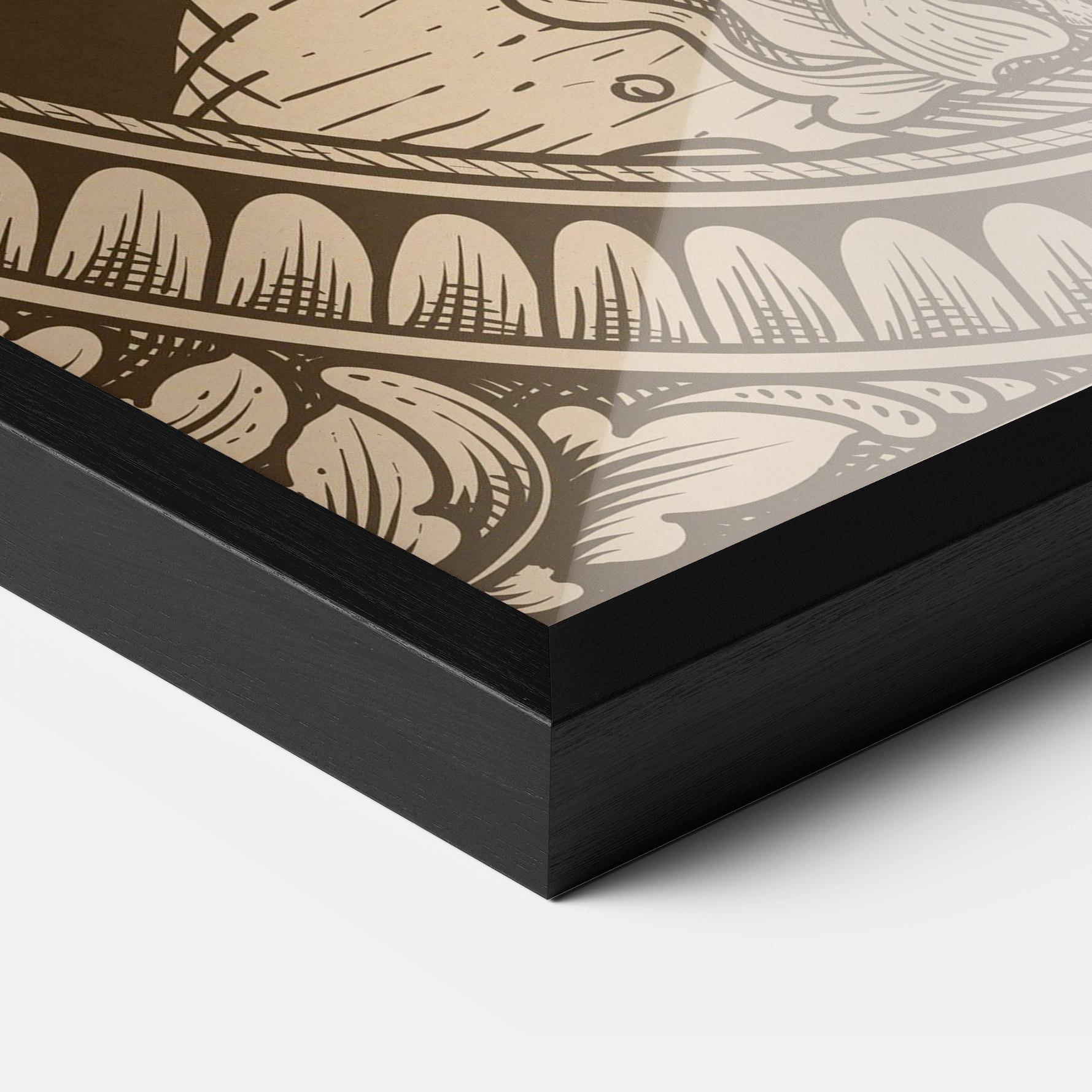 Poster Înrămat Cream Angel mockup 3