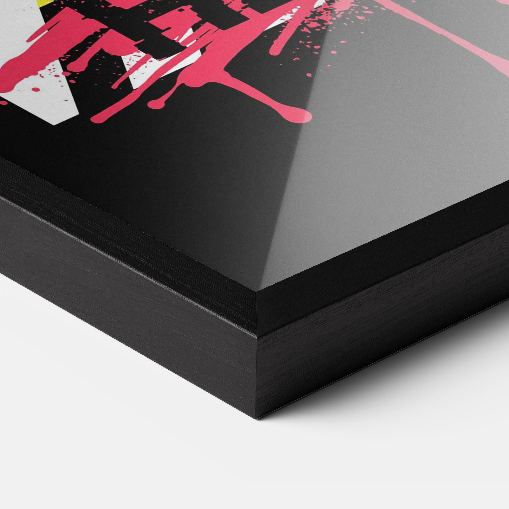 Poster Înrămat Fake Heroes mockup 3