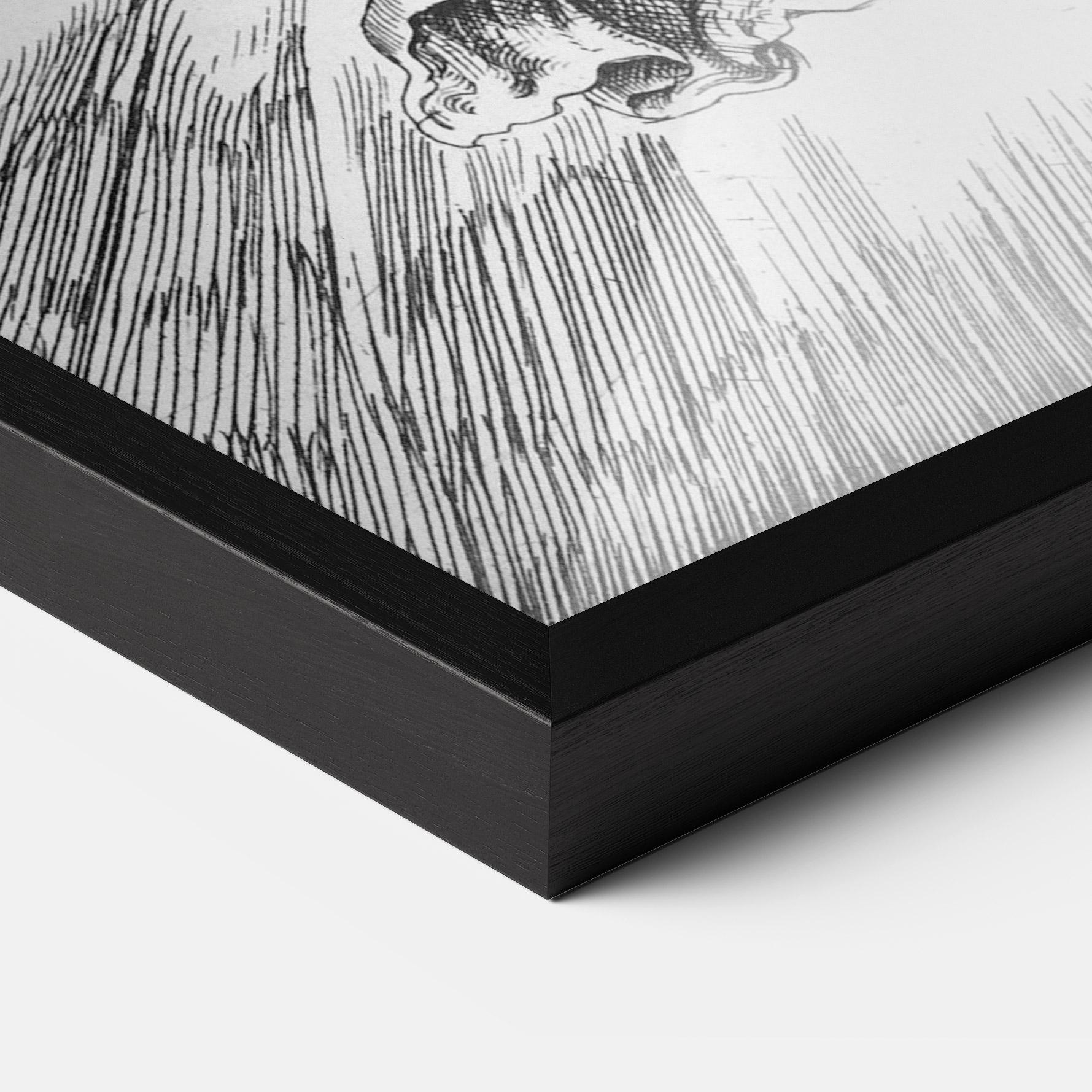 Poster Înrămat Hand Drawn Angels mockup 3