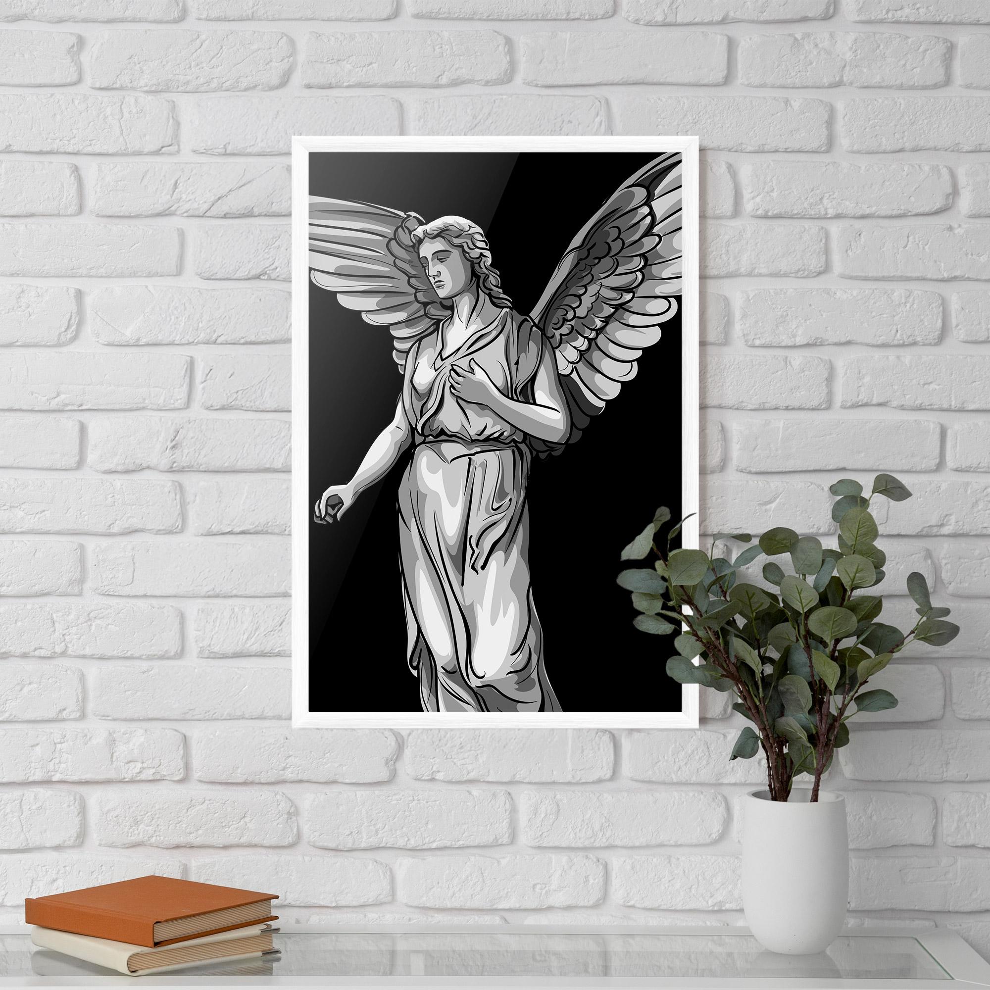 Poster Înrămat Angel Hand mockup 5
