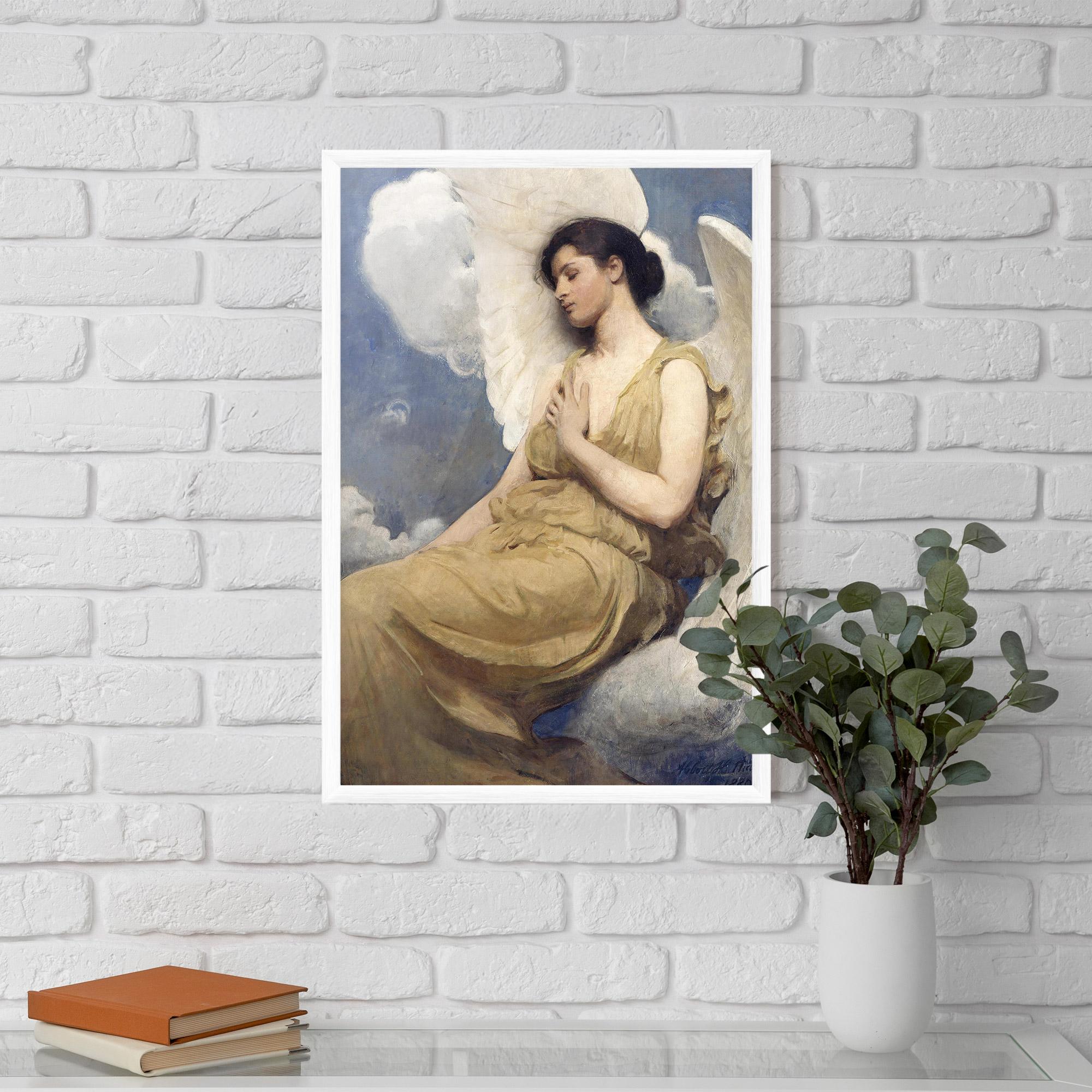Poster Înrămat Angel Woman Painting mockup 5