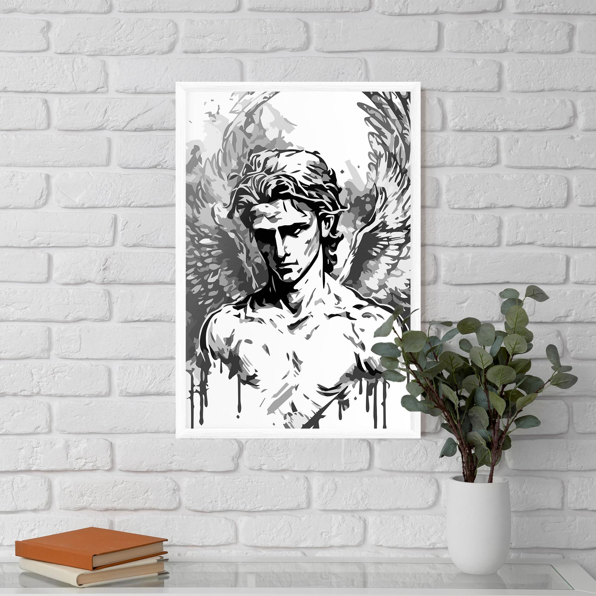 Poster Înrămat Beautiful Angel mockup 5