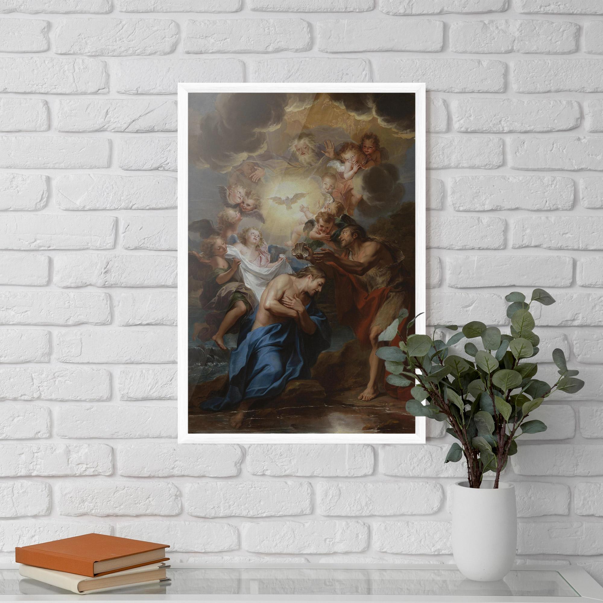 Poster Înrămat Bird Floating mockup 5