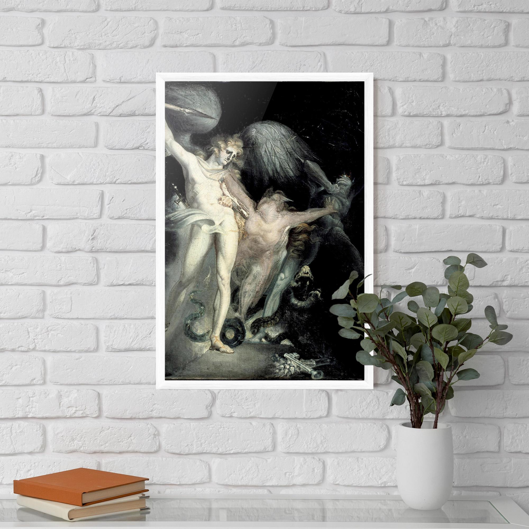 Poster Înrămat Old Angel Painting mockup 5