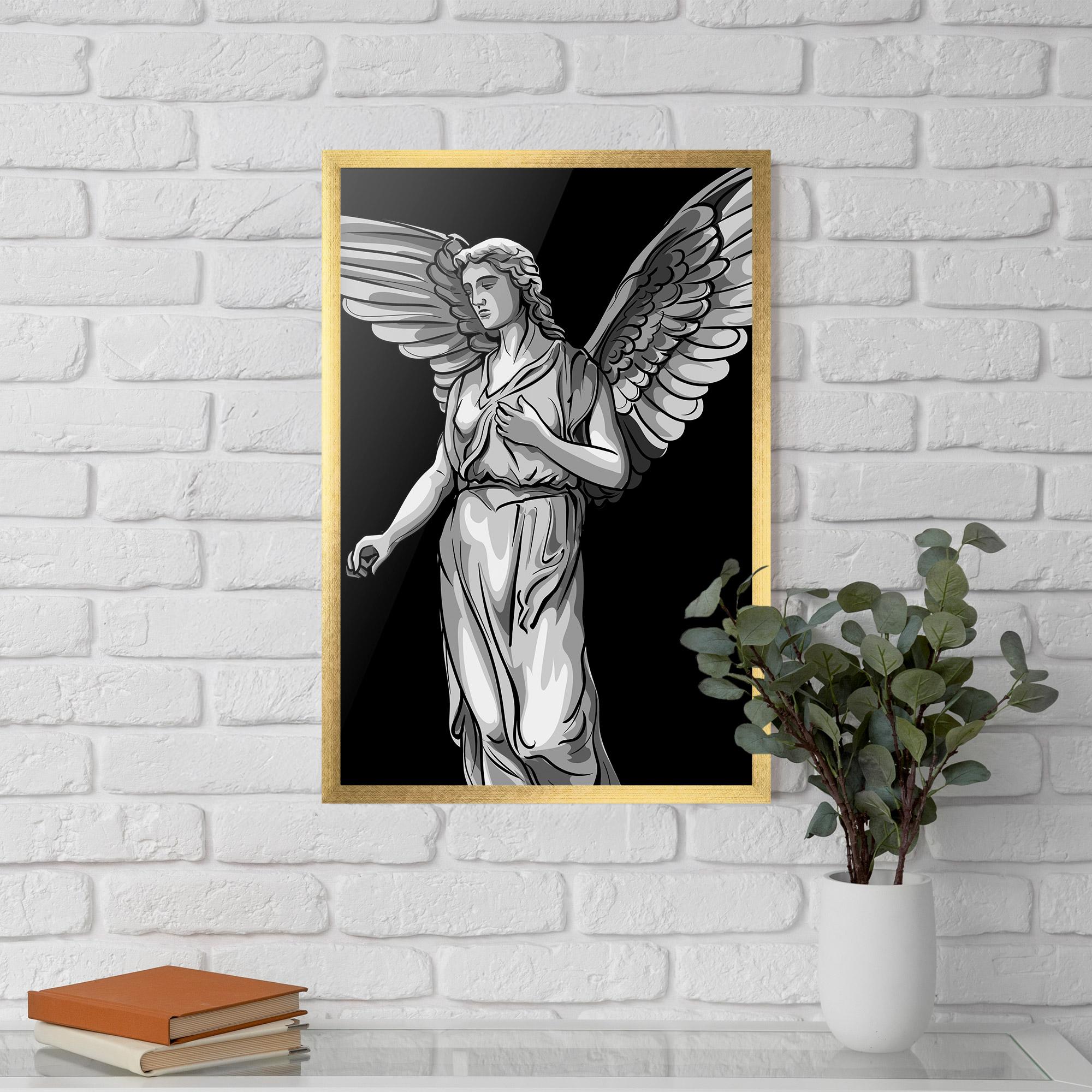 Poster Înrămat Angel Hand mockup 5