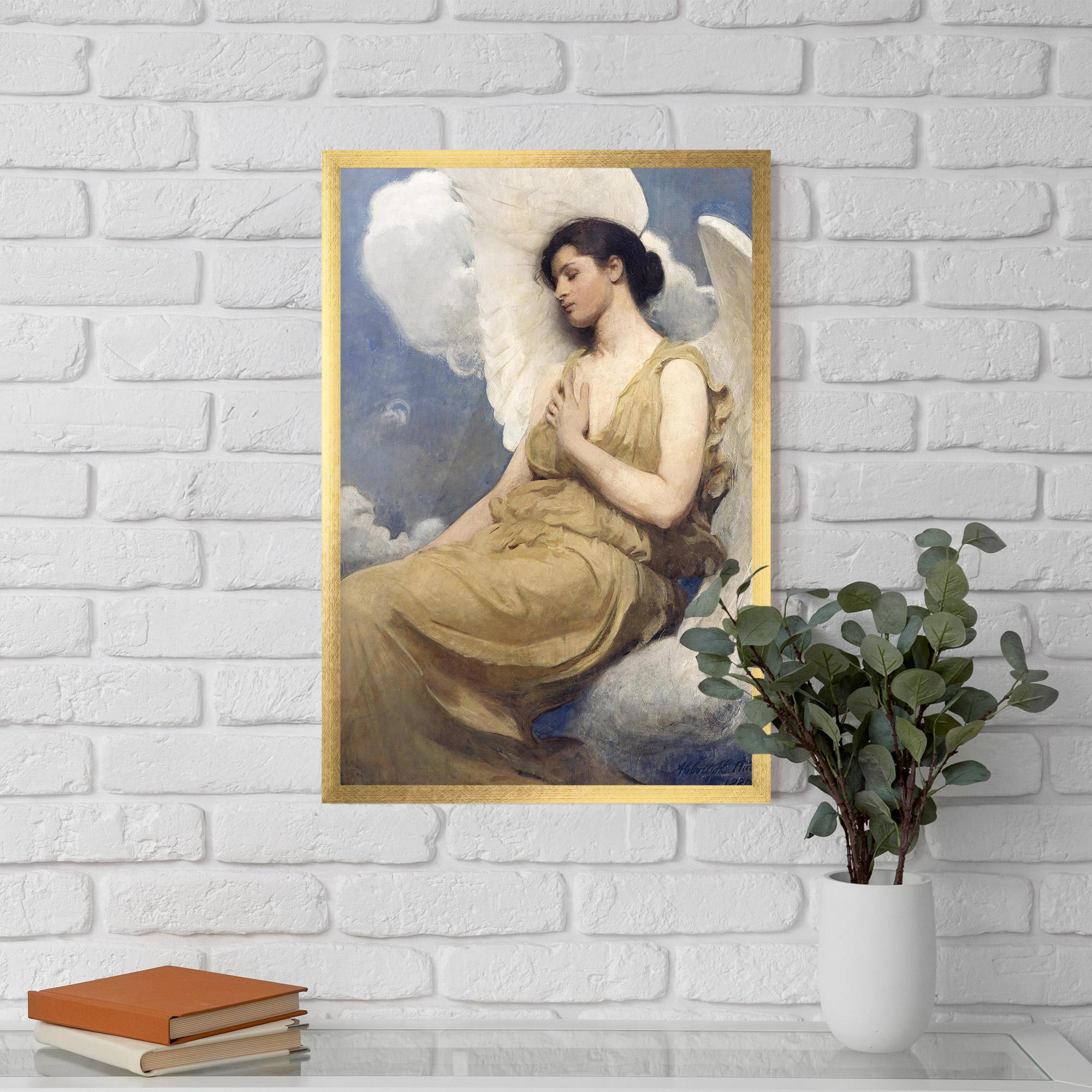 Poster Înrămat Angel Woman Painting mockup 5