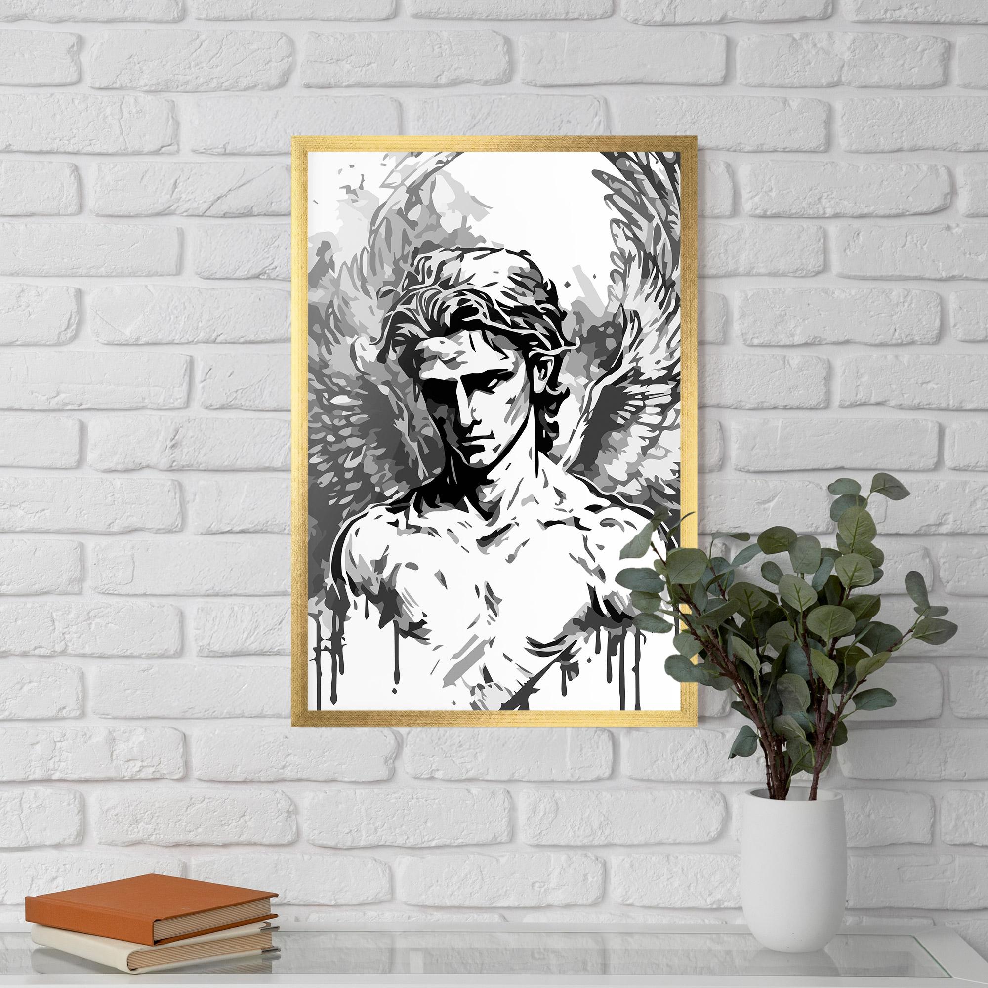 Poster Înrămat Beautiful Angel mockup 5