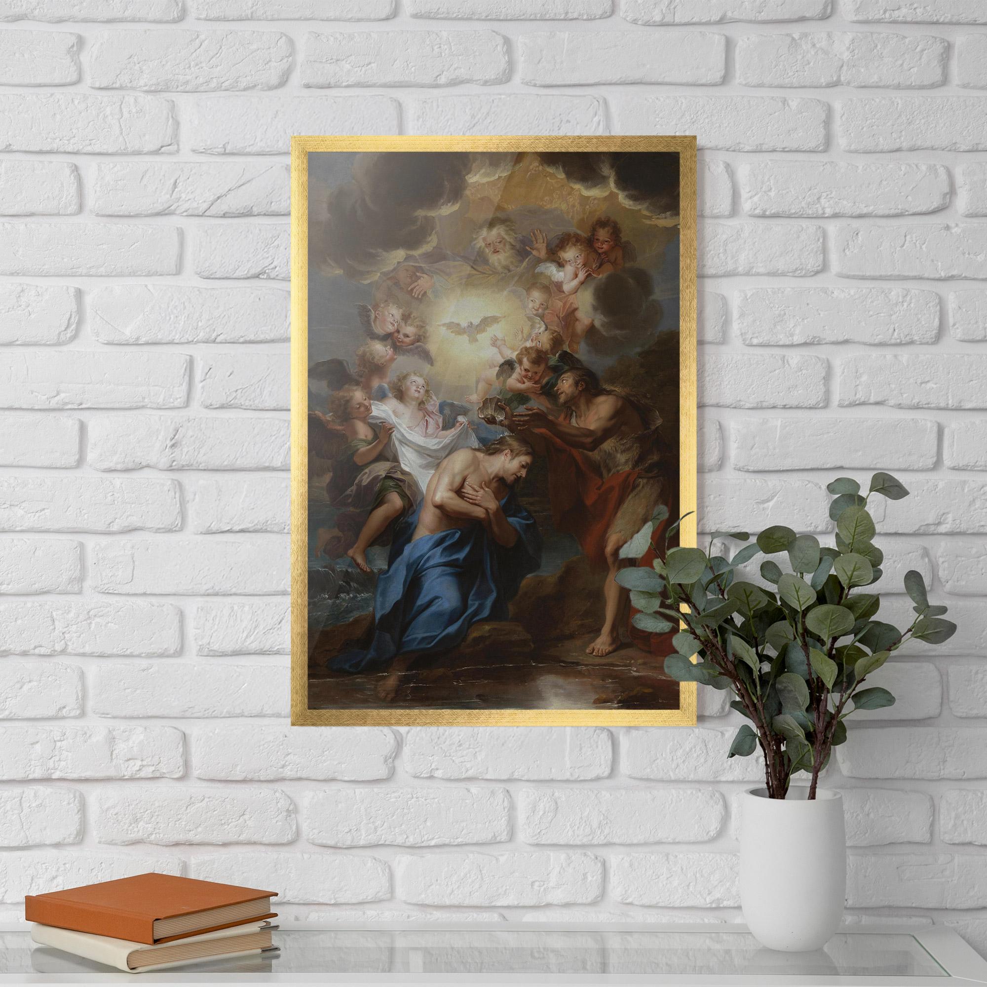 Poster Înrămat Bird Floating mockup 5