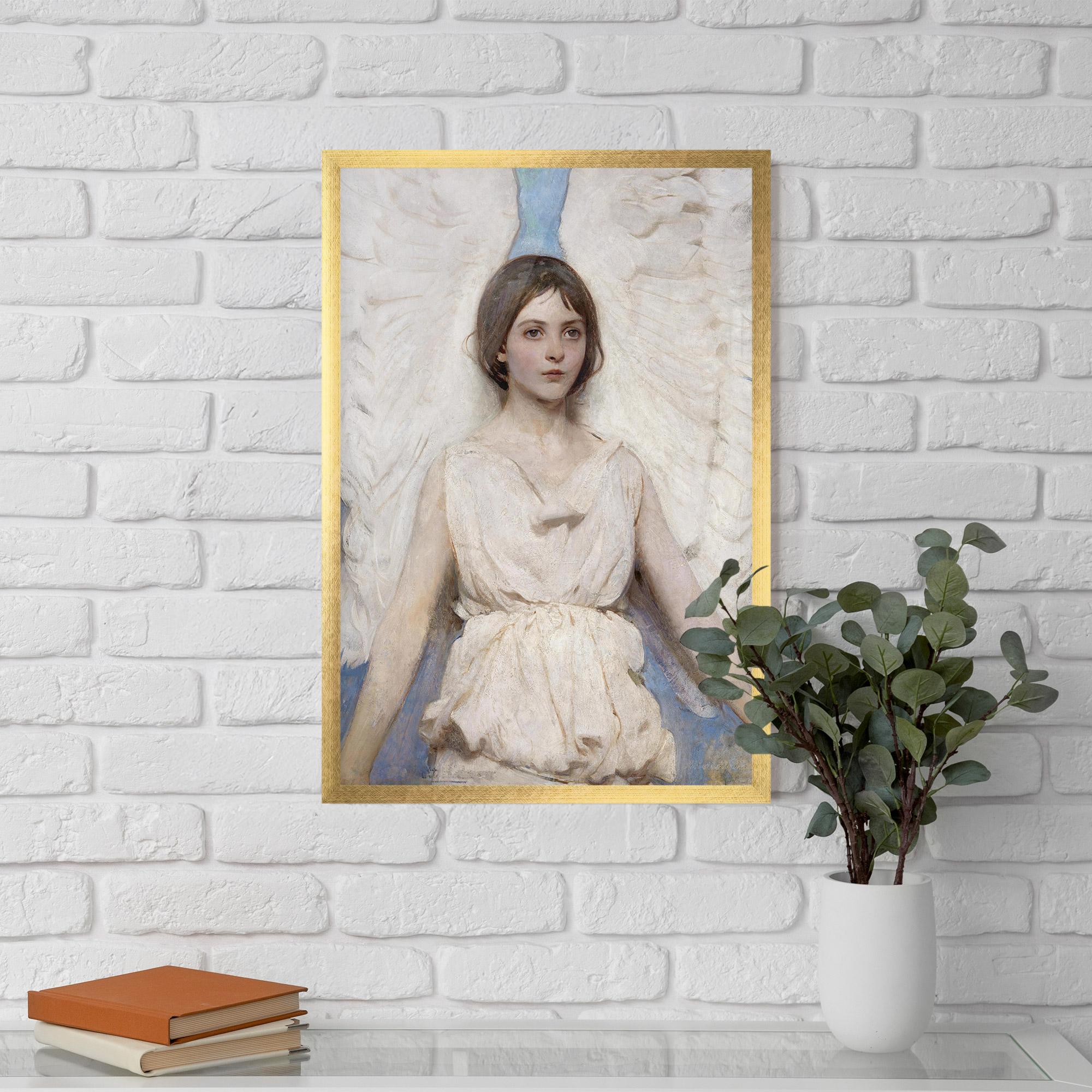 Poster Înrămat Pretty Angel Painting mockup 5