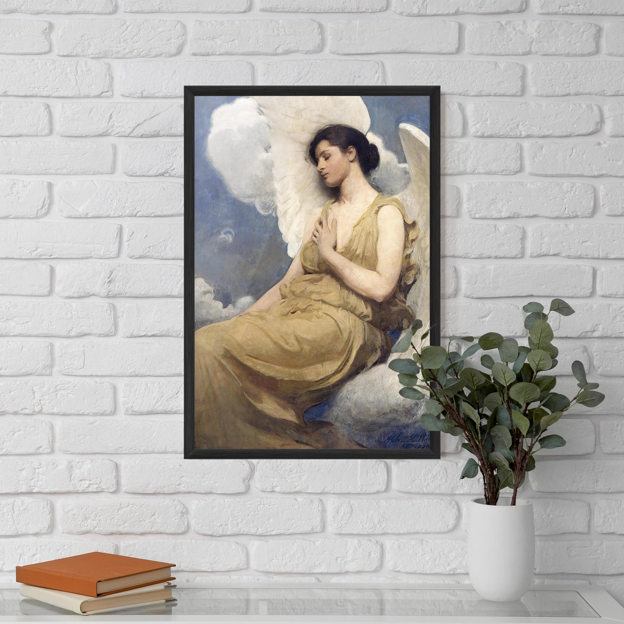 Poster Înrămat Angel Woman Painting mockup 5