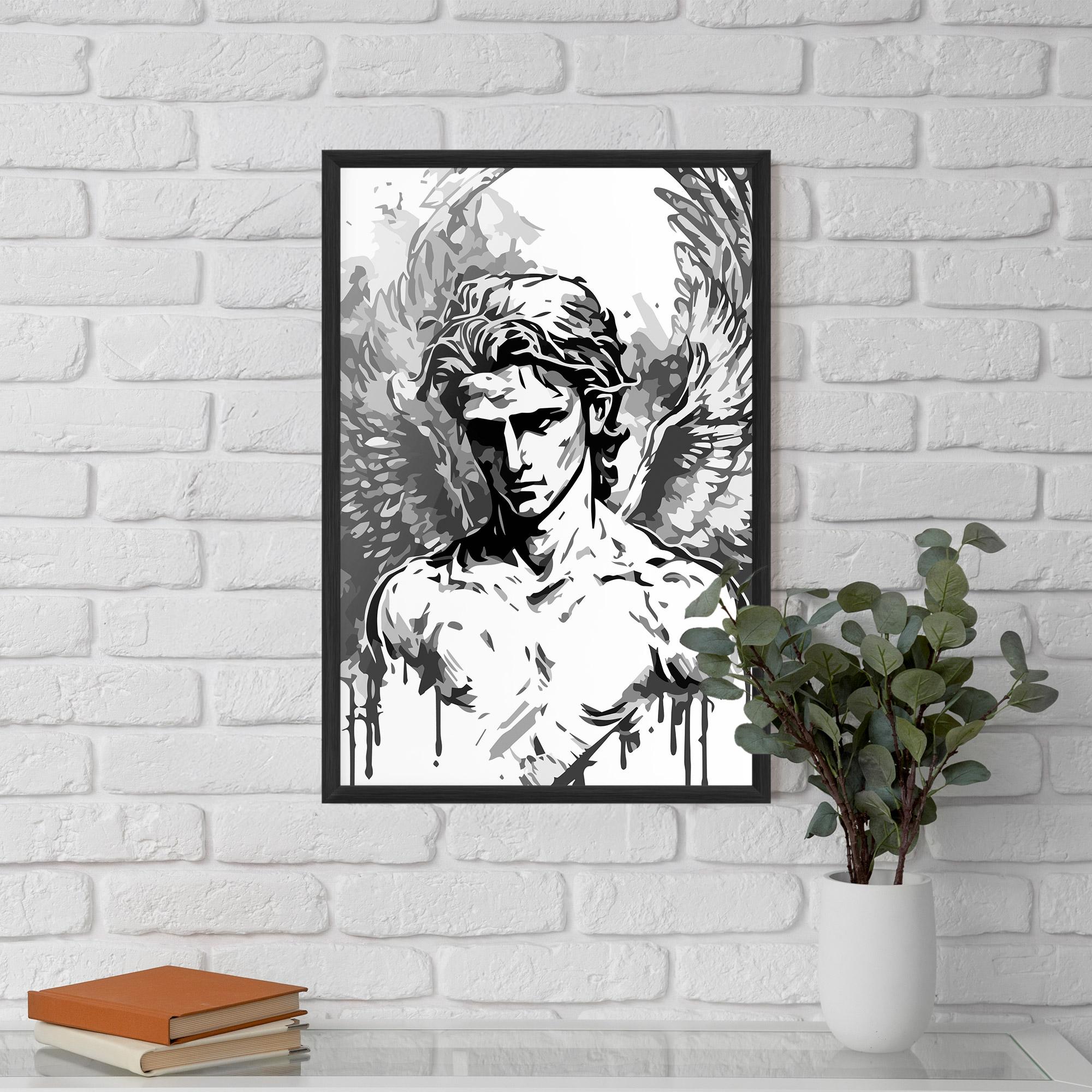 Poster Înrămat Beautiful Angel mockup 5