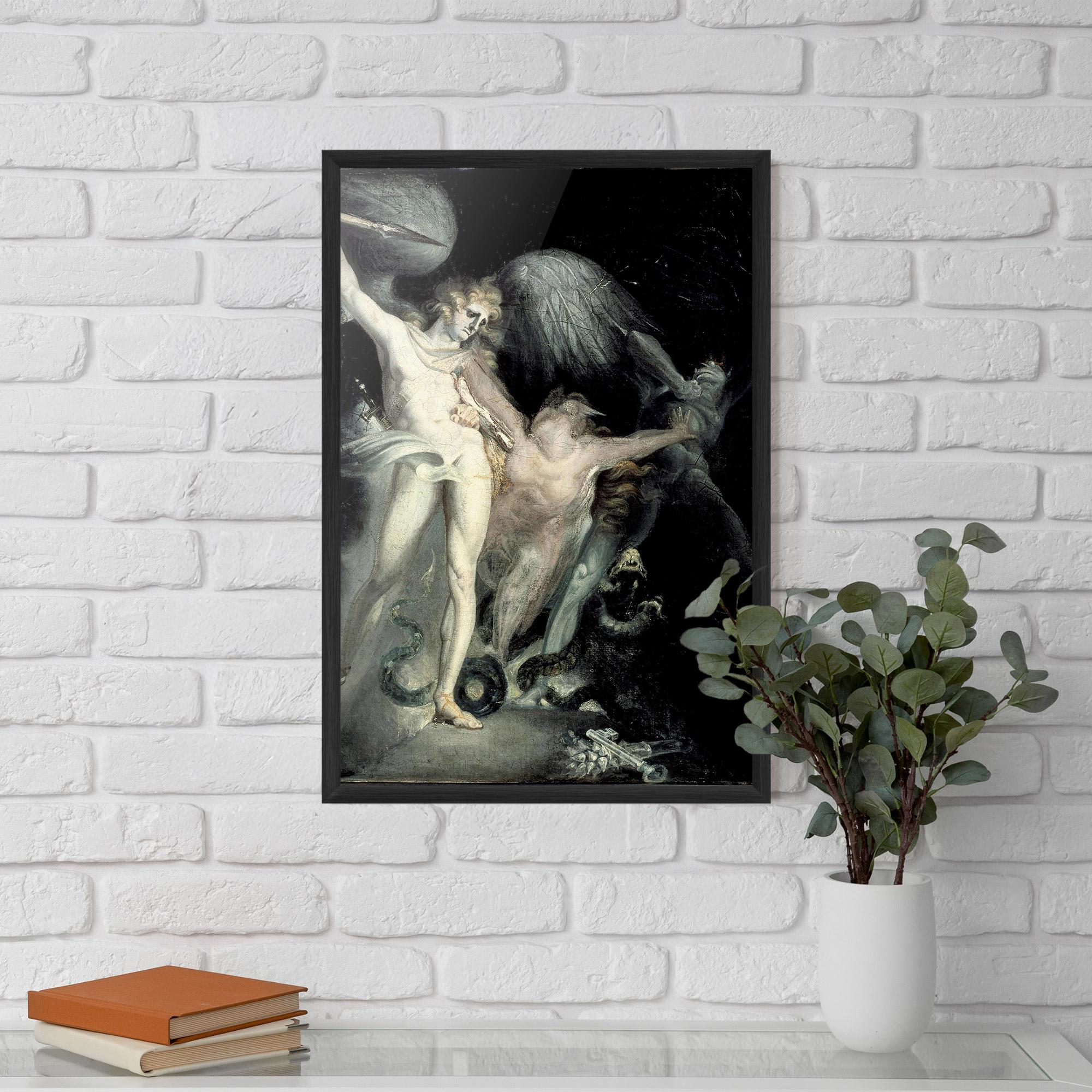 Poster Înrămat Old Angel Painting mockup 5