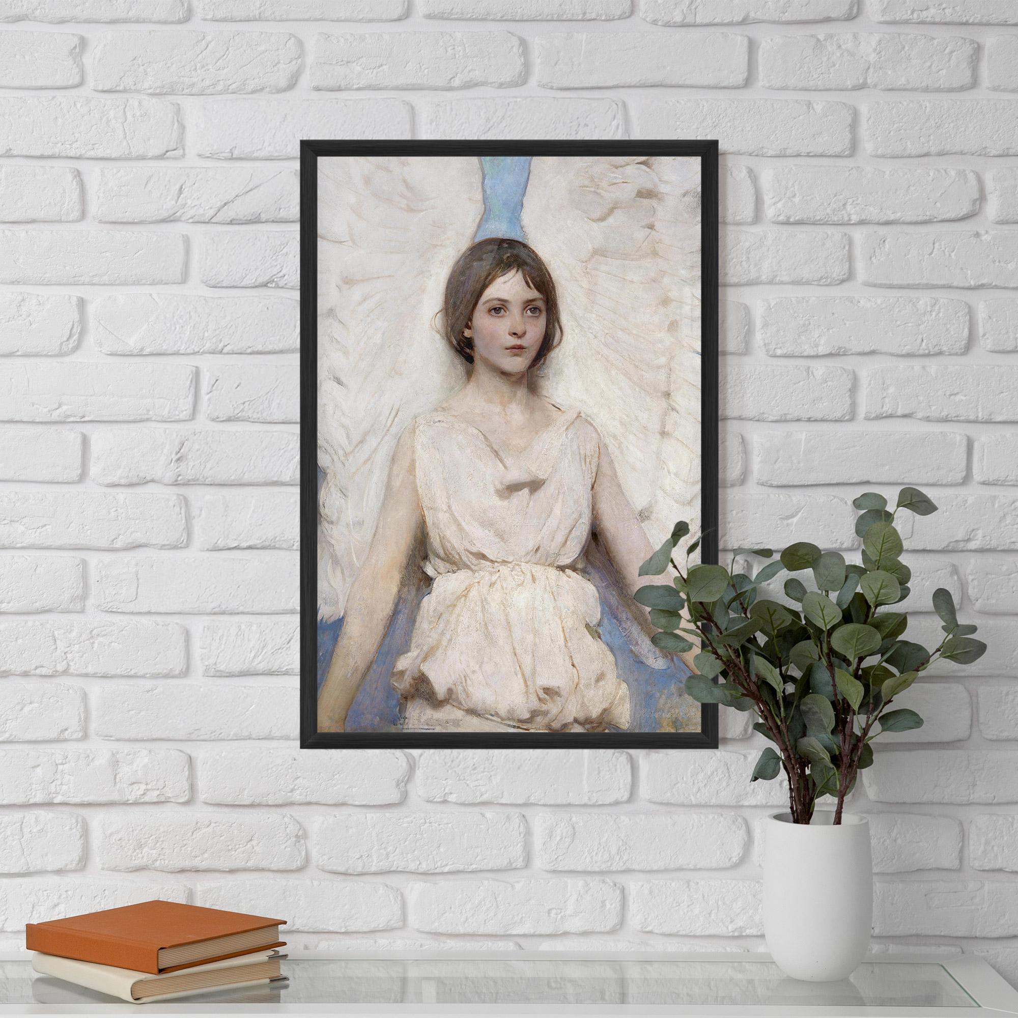 Poster Înrămat Pretty Angel Painting mockup 5