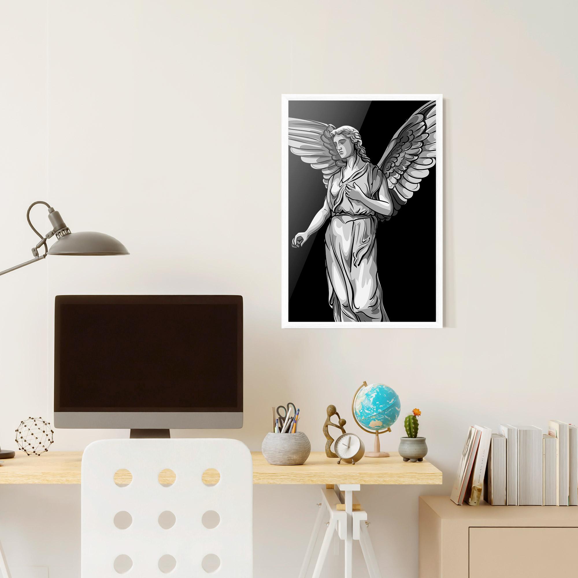 Poster Înrămat Angel Hand mockup 6