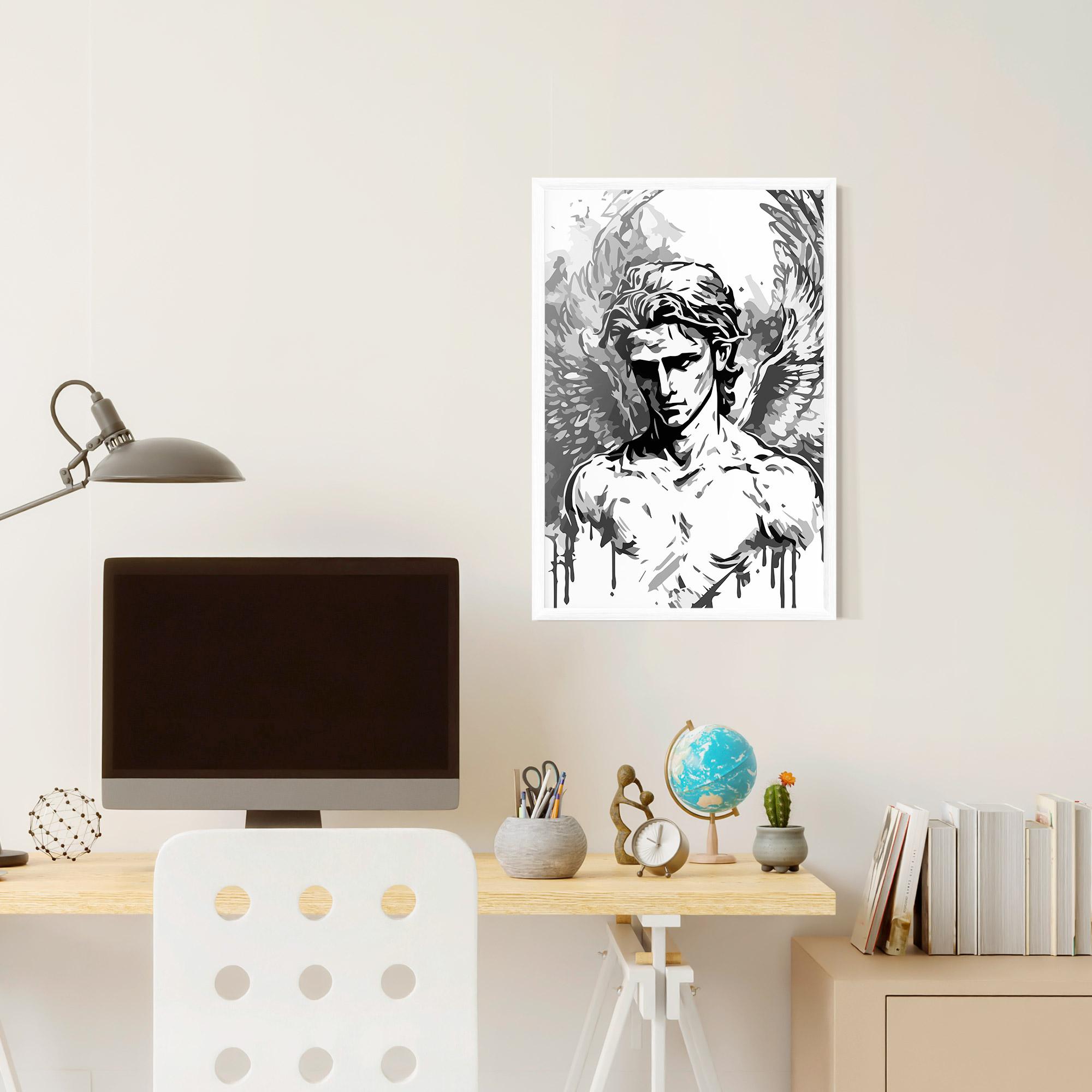 Poster Înrămat Beautiful Angel mockup 6