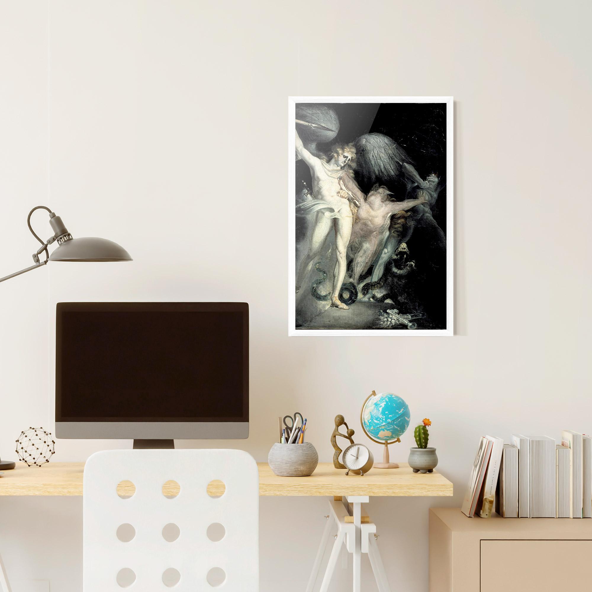 Poster Înrămat Old Angel Painting mockup 6