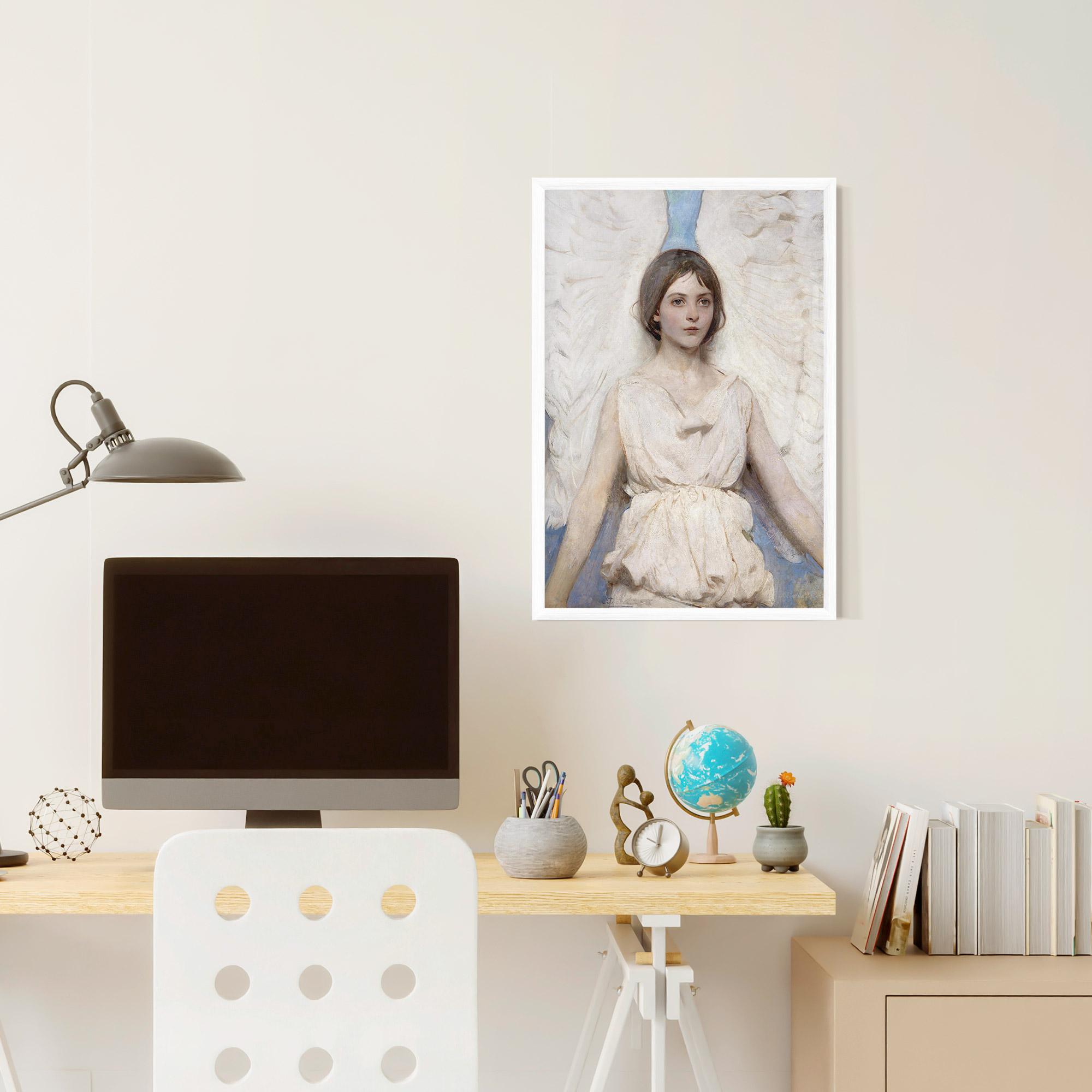 Poster Înrămat Pretty Angel Painting mockup 6