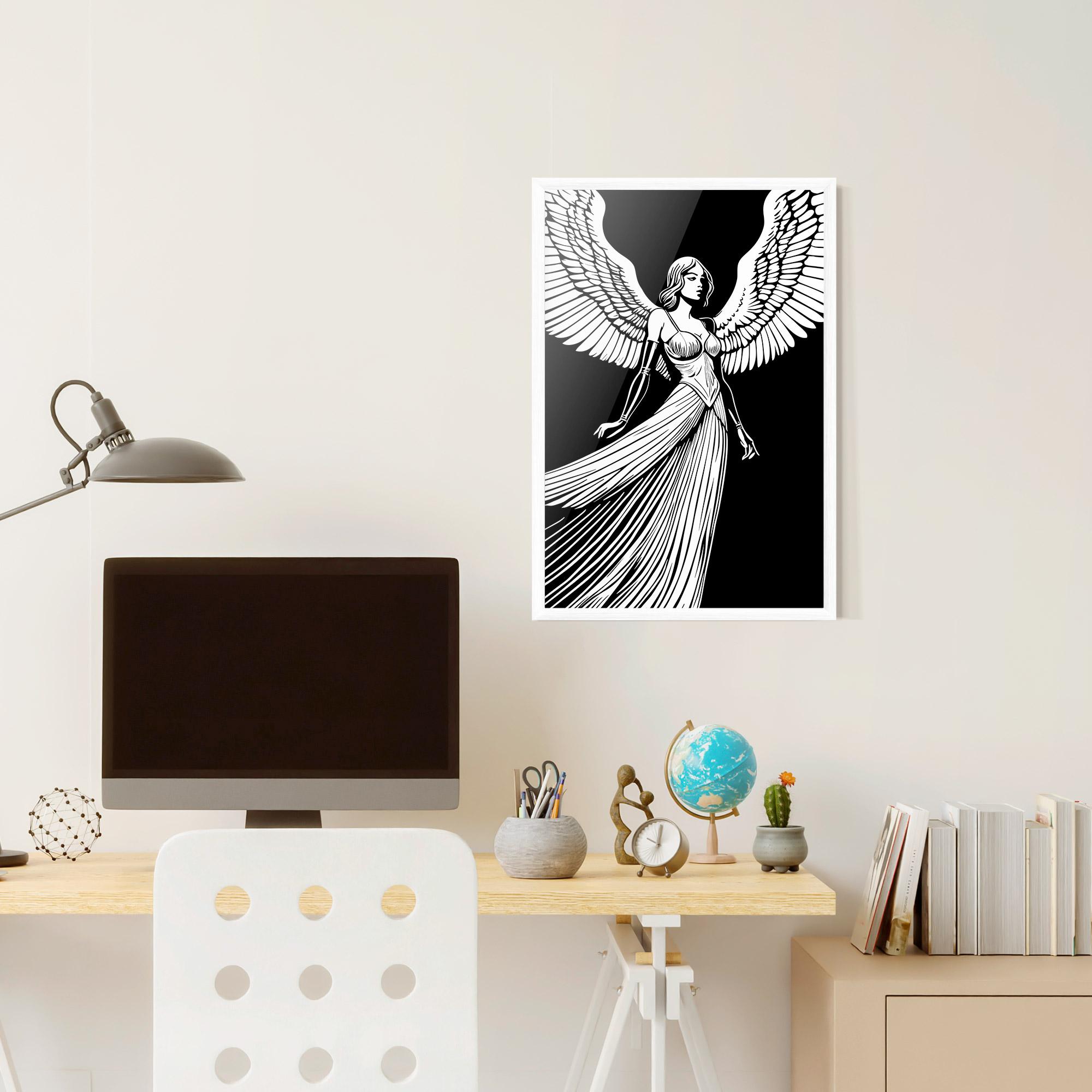 Poster Înrămat Pretty Angel mockup 6