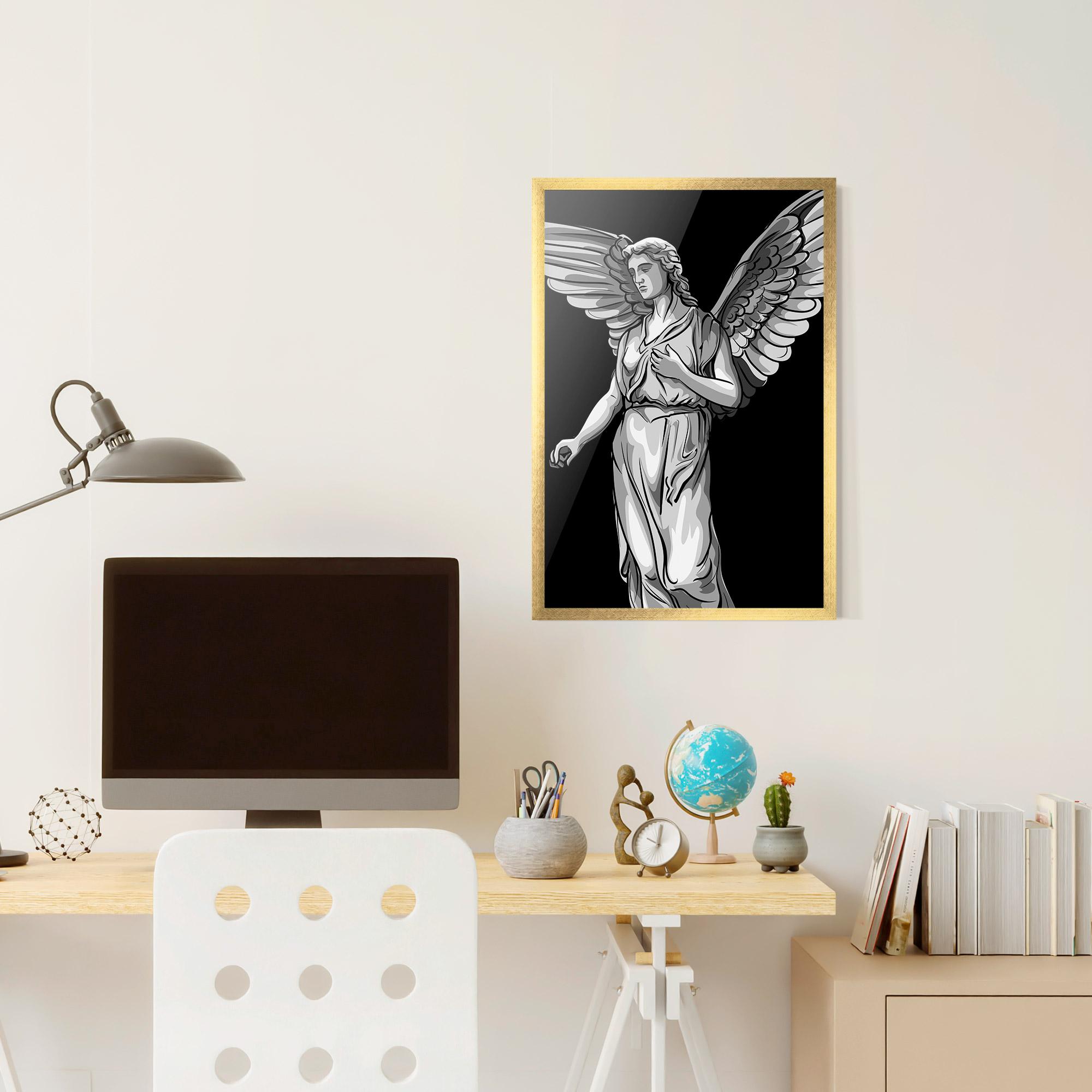 Poster Înrămat Angel Hand mockup 6