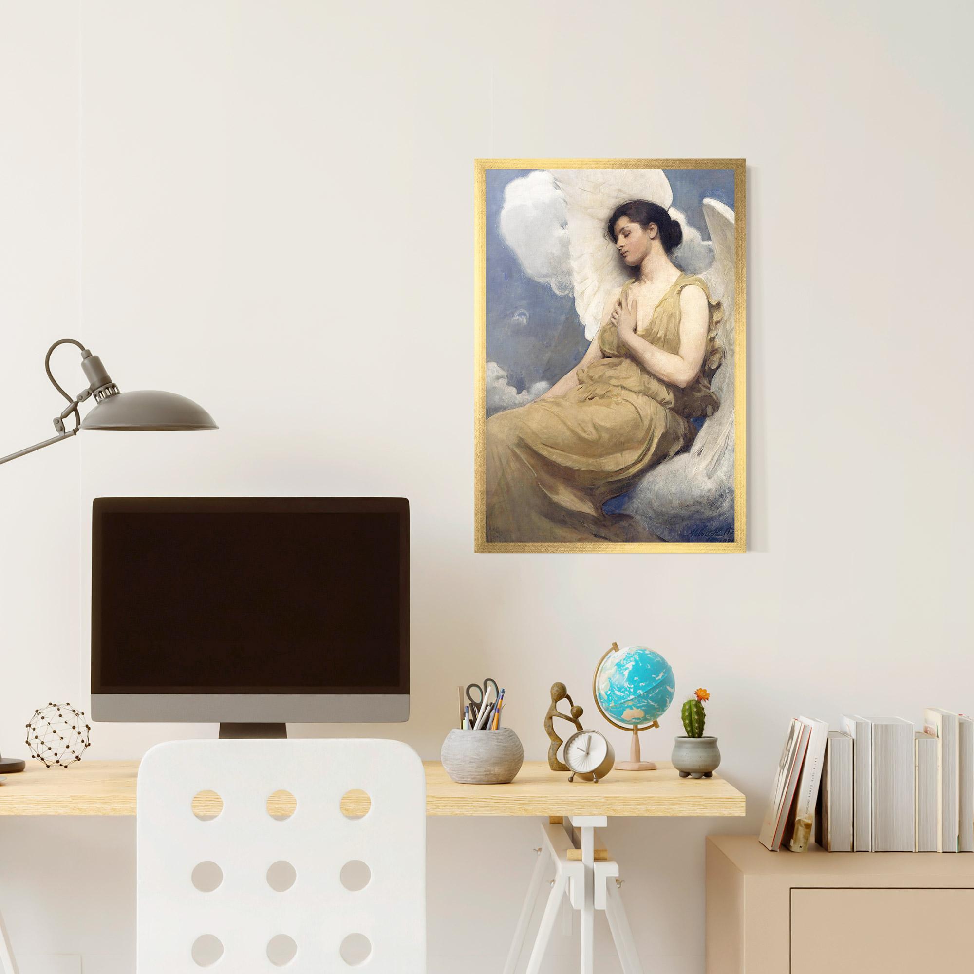 Poster Înrămat Angel Woman Painting mockup 6