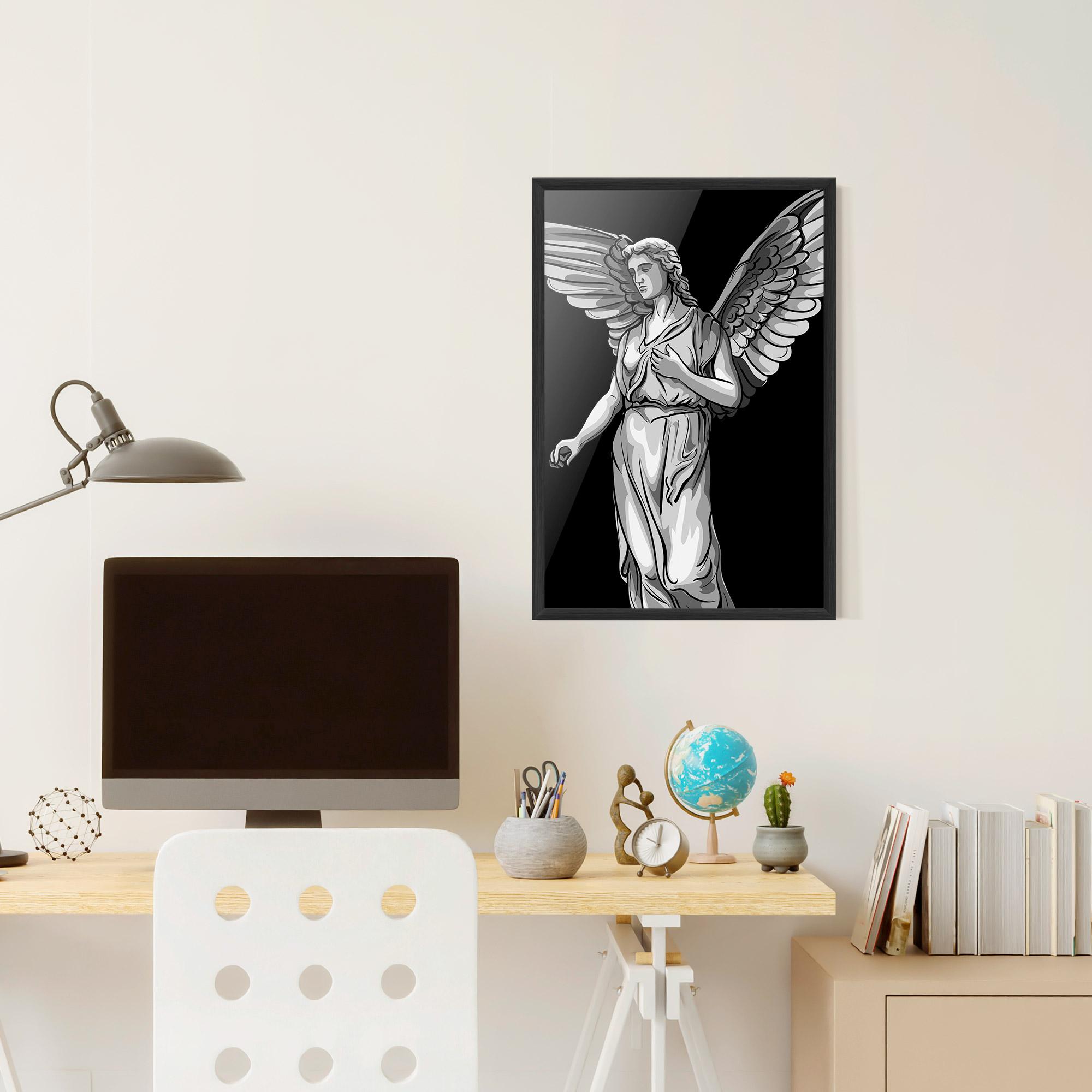 Poster Înrămat Angel Hand mockup 6