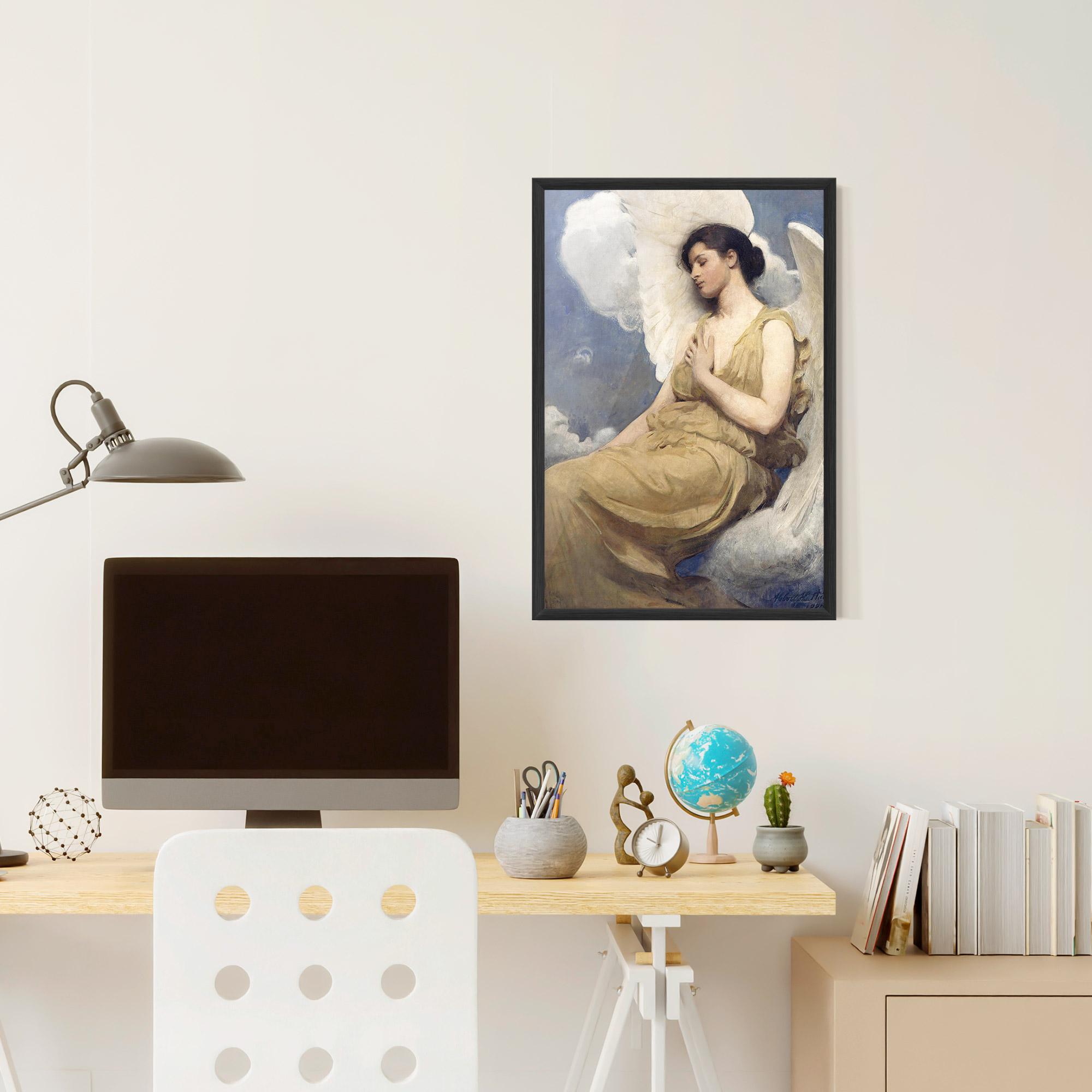 Poster Înrămat Angel Woman Painting mockup 6