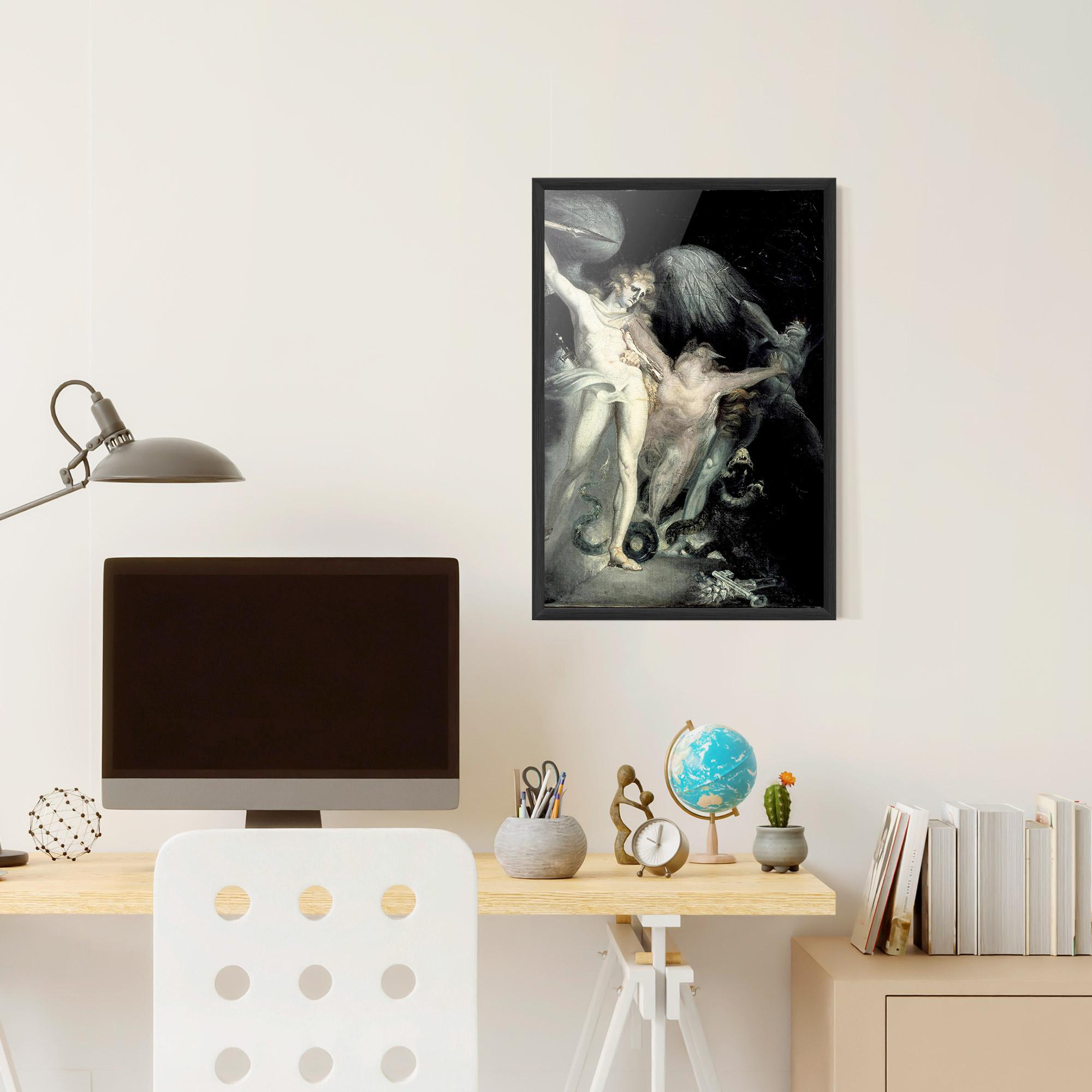 Poster Înrămat Old Angel Painting mockup 6