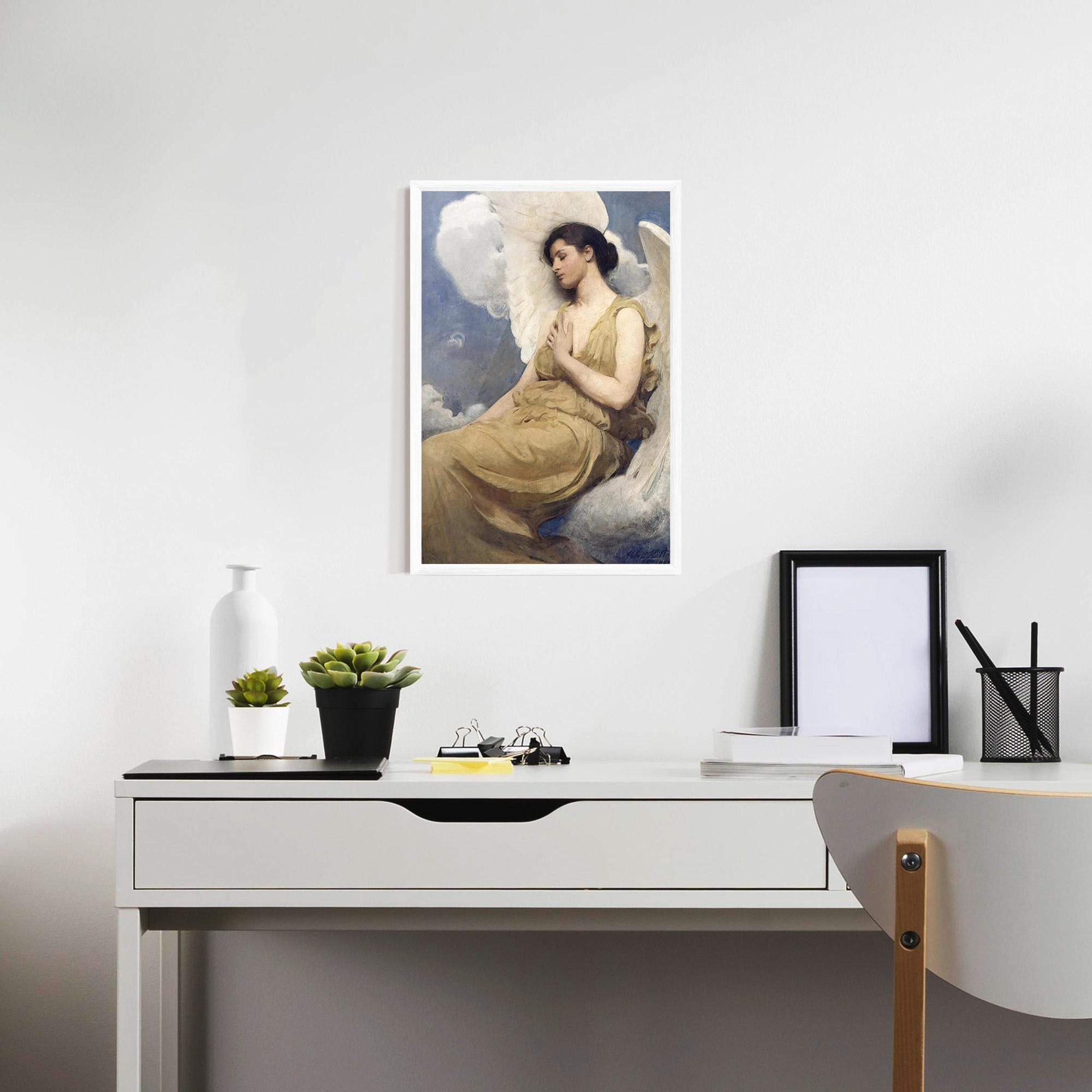 Poster Înrămat Angel Woman Painting mockup 7