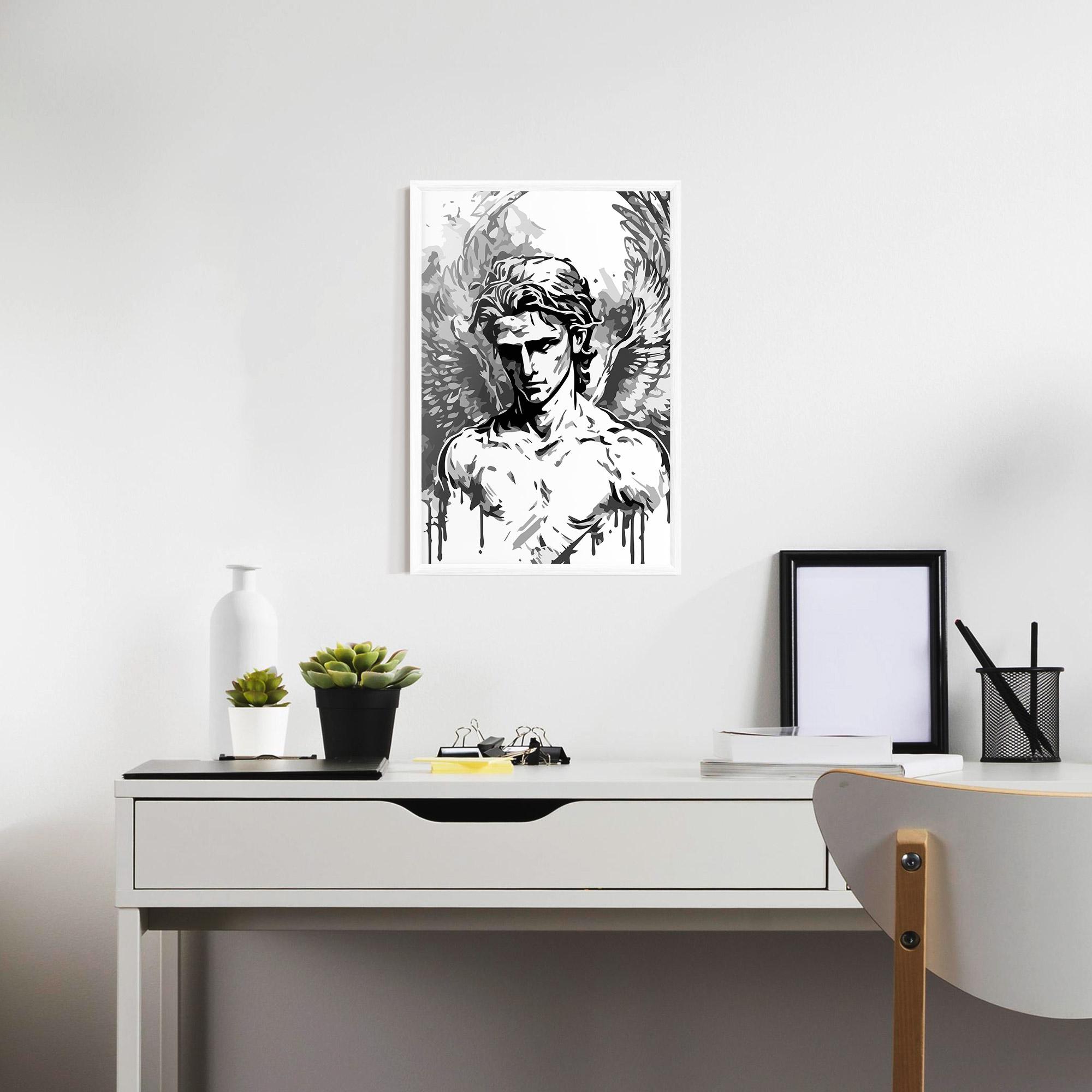 Poster Înrămat Beautiful Angel mockup 7