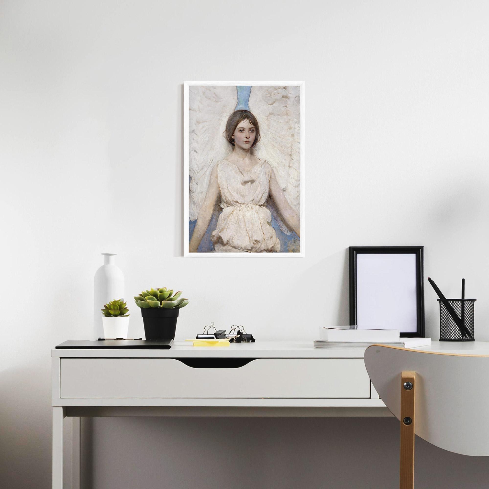 Poster Înrămat Pretty Angel Painting mockup 7