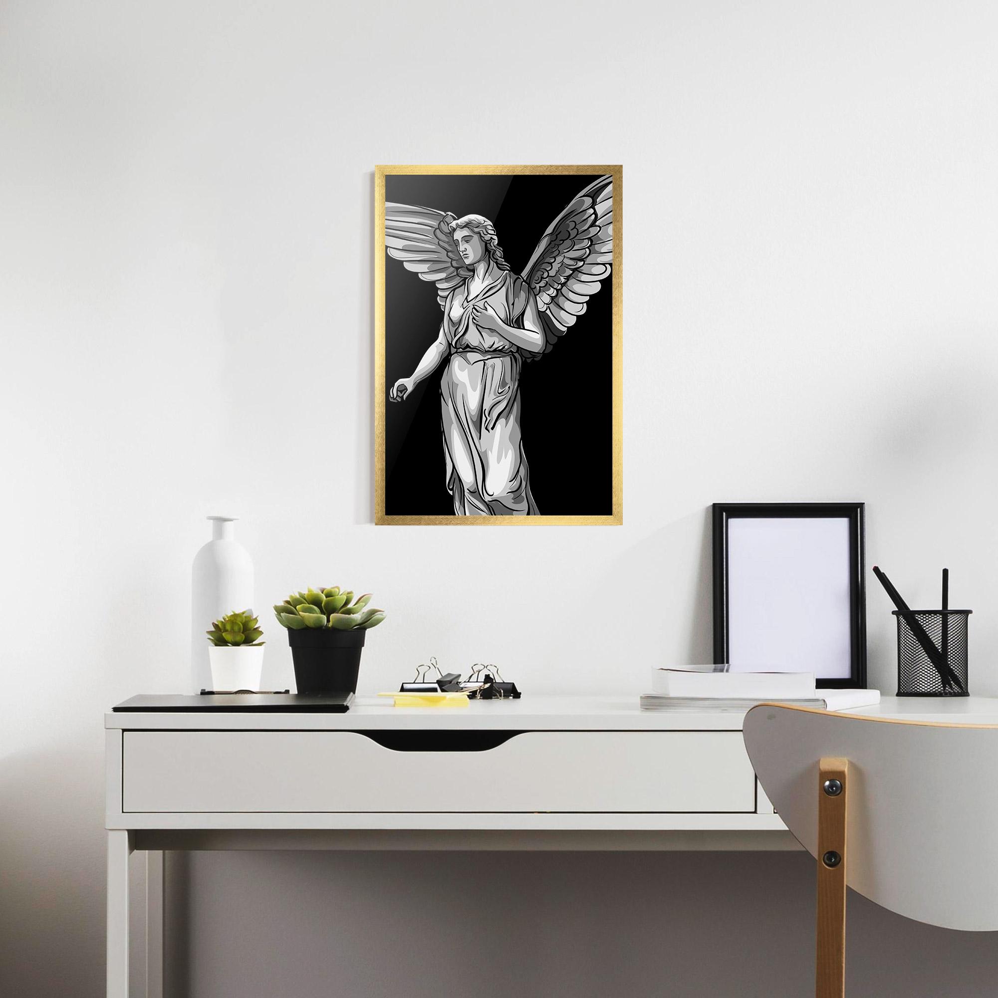 Poster Înrămat Angel Hand mockup 7