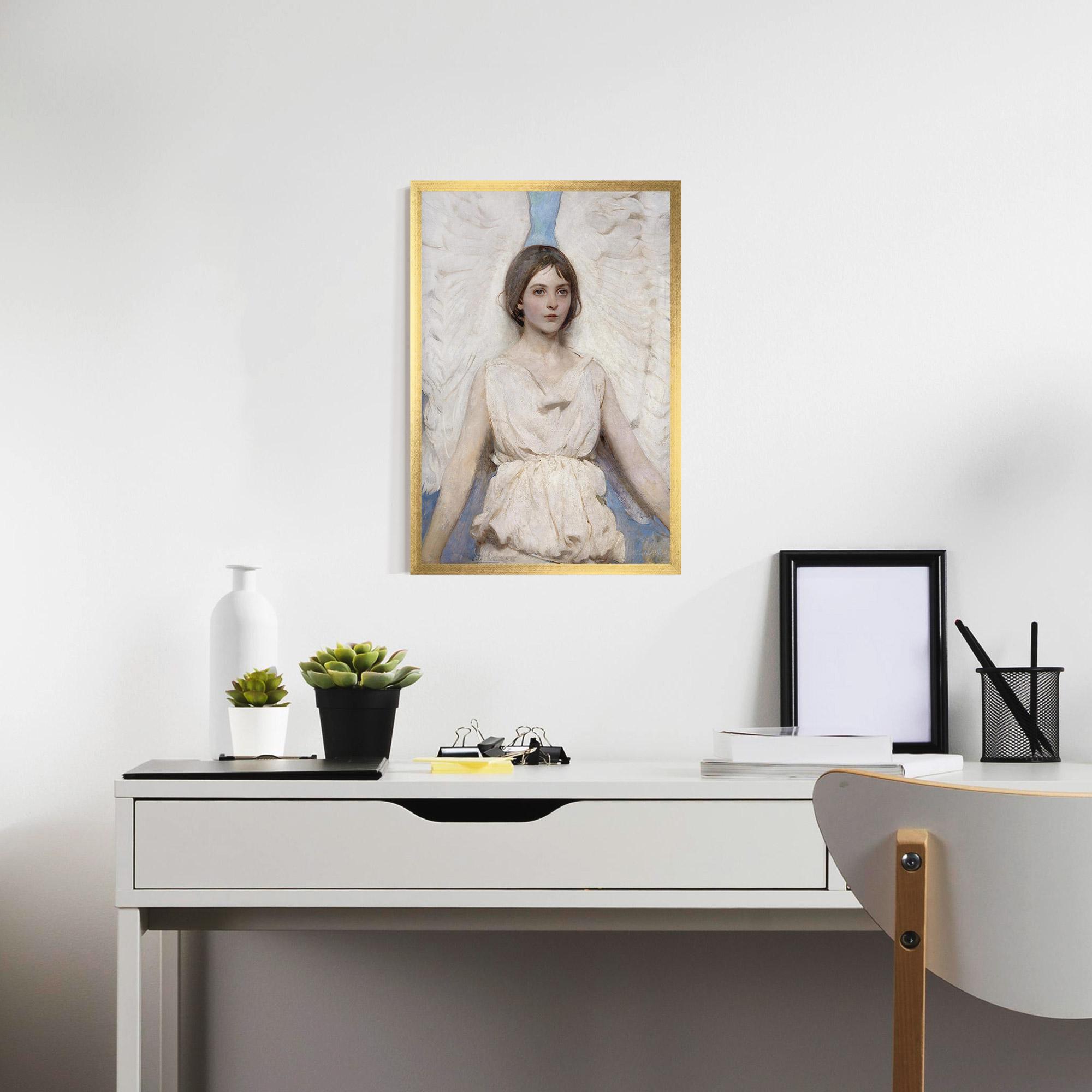 Poster Înrămat Pretty Angel Painting mockup 7