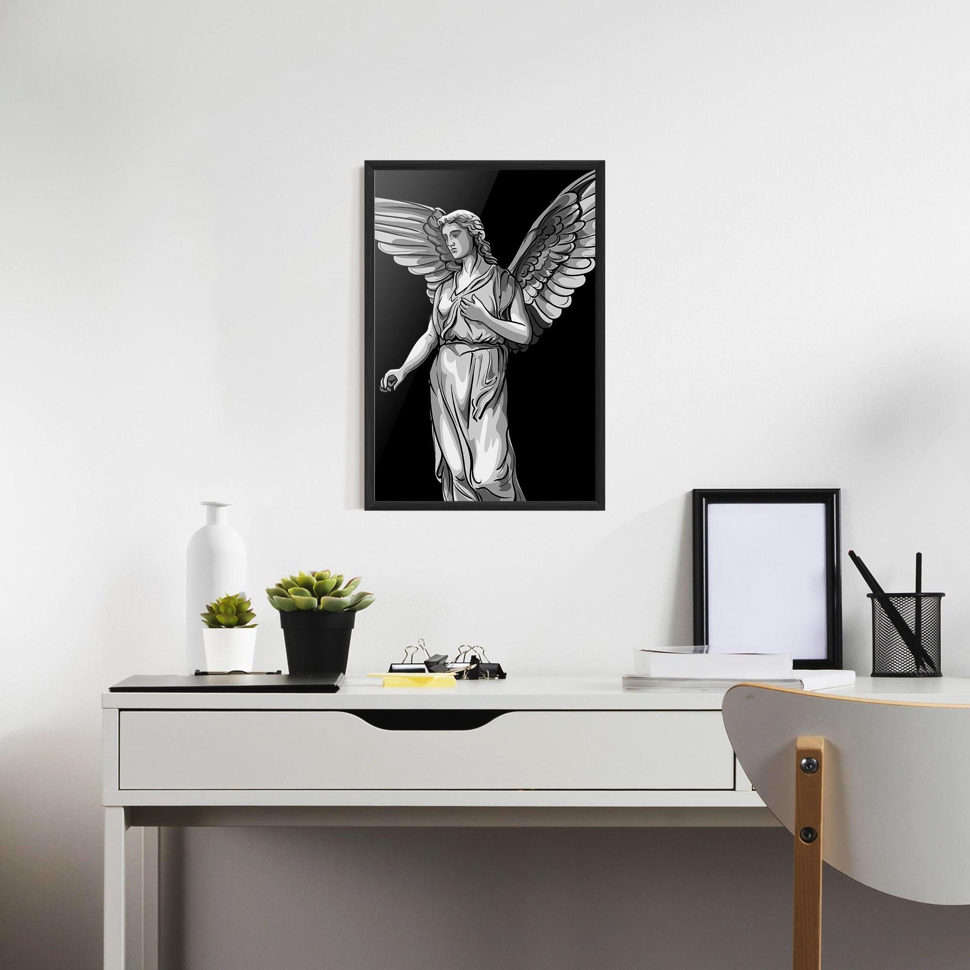 Poster Înrămat Angel Hand mockup 7