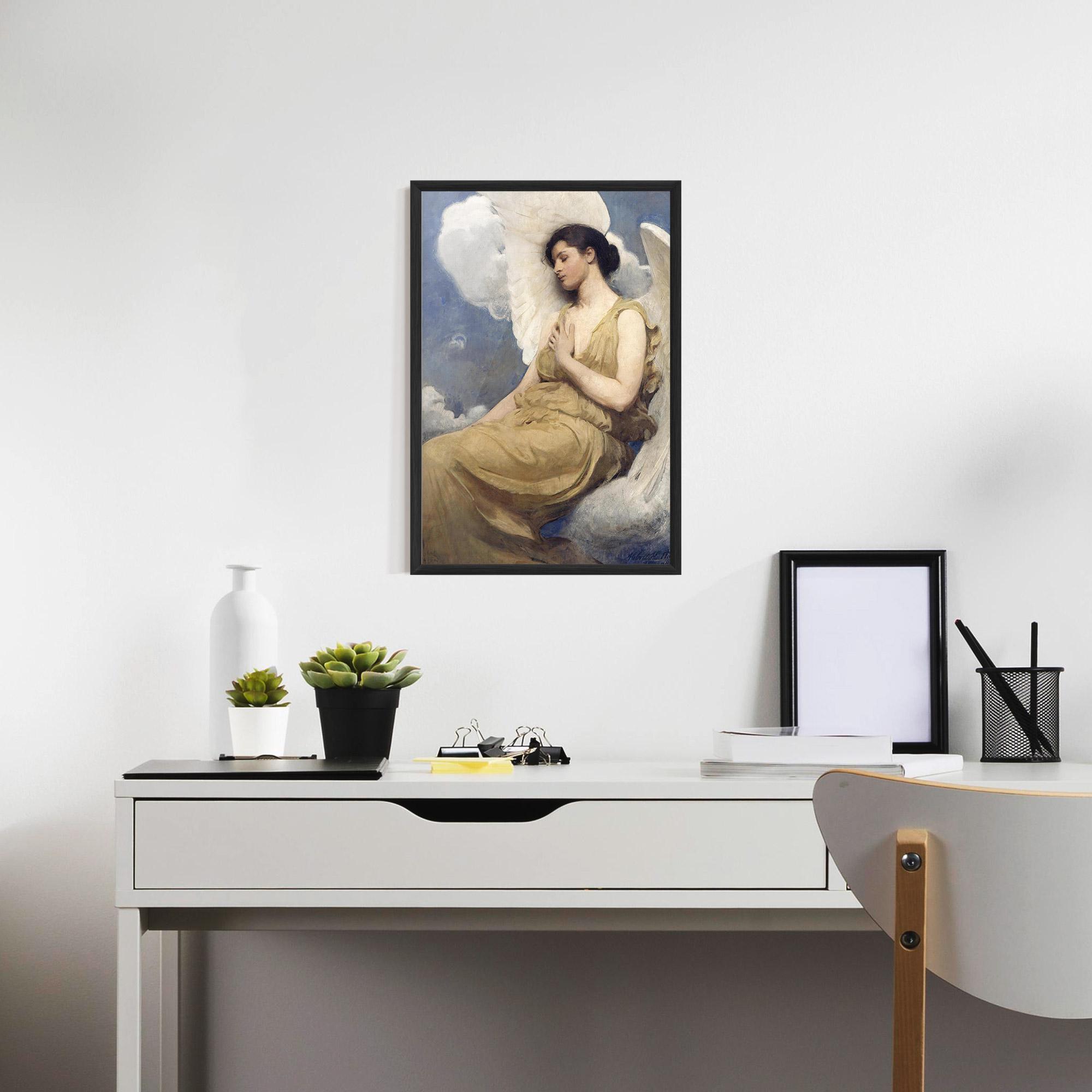 Poster Înrămat Angel Woman Painting mockup 7