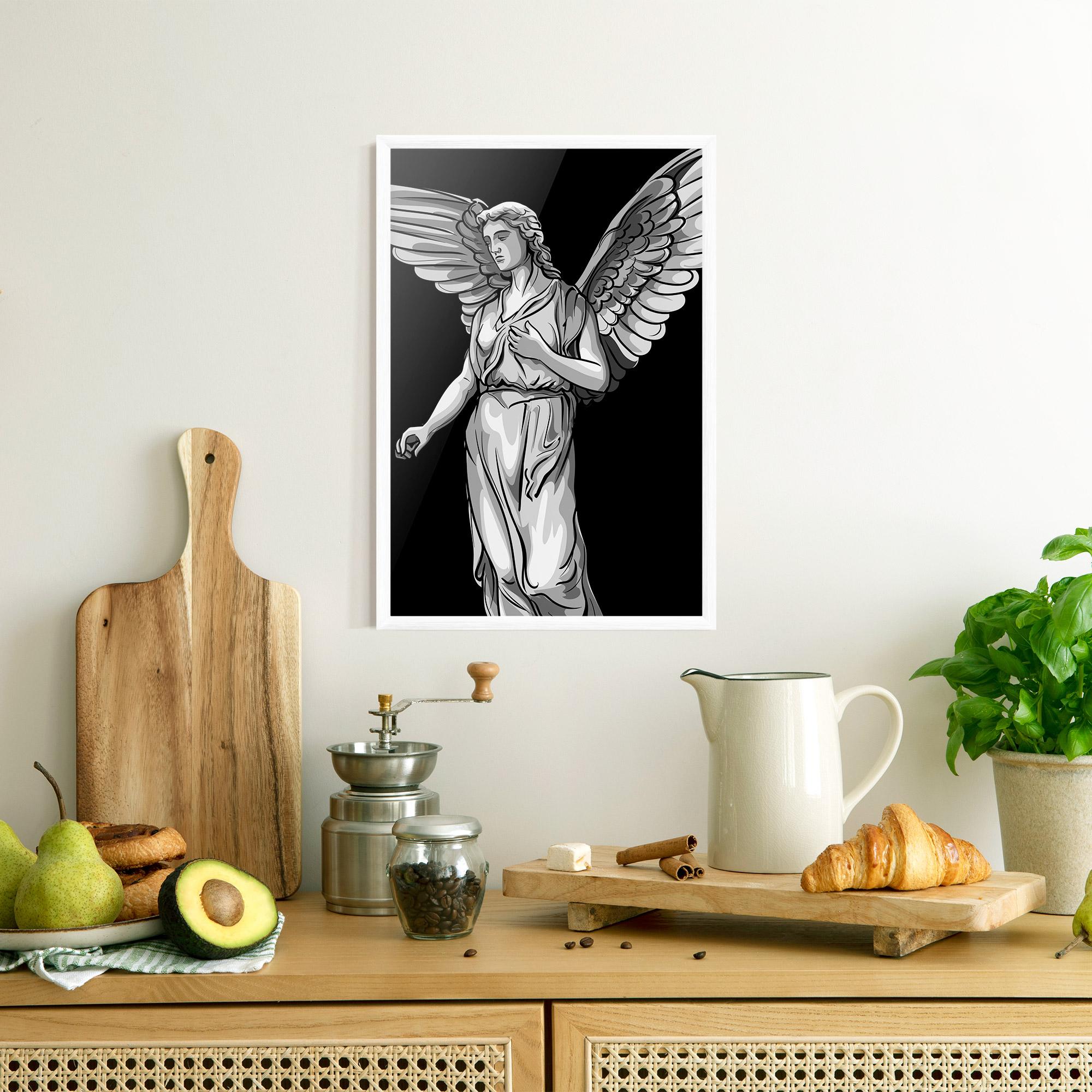 Poster Înrămat Angel Hand mockup 8