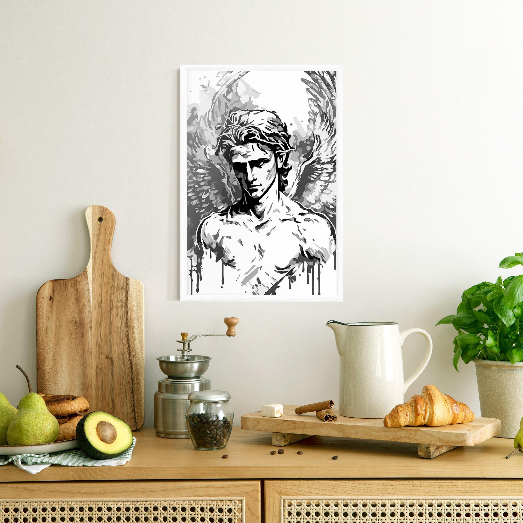 Poster Înrămat Beautiful Angel mockup 8