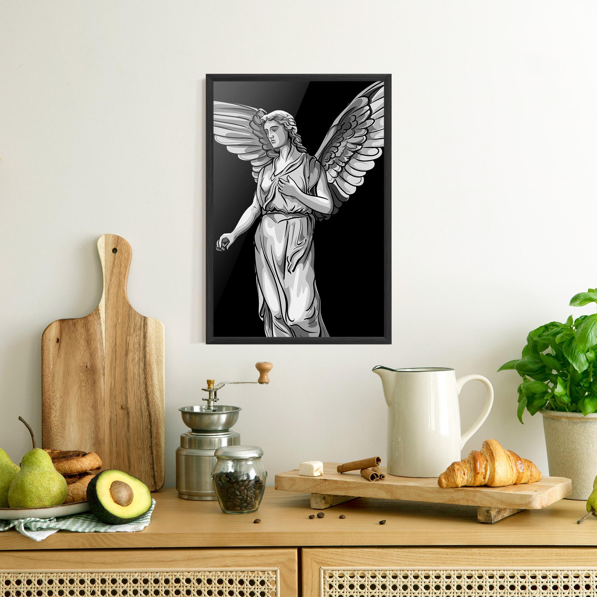 Poster Înrămat Angel Hand mockup 8