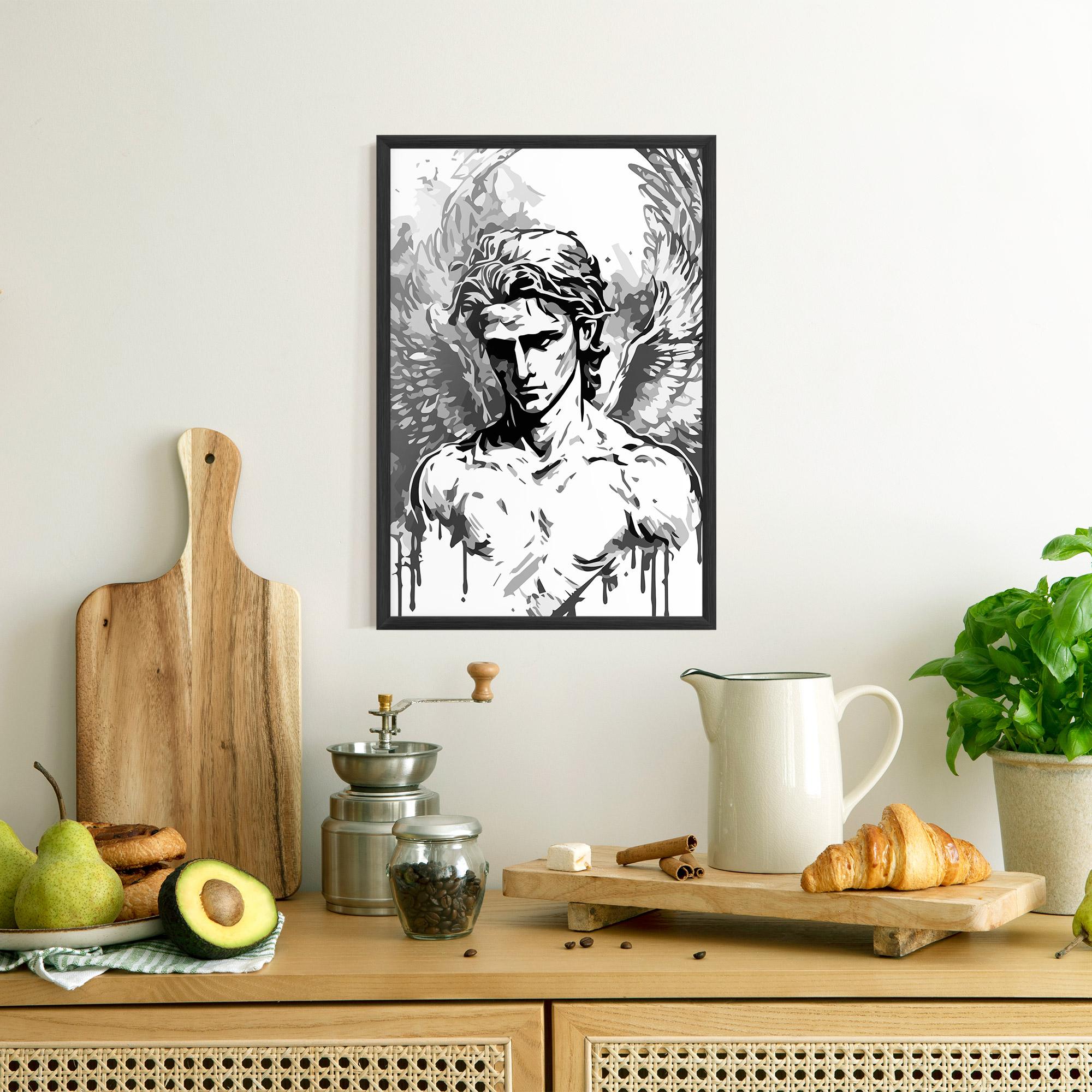 Poster Înrămat Beautiful Angel mockup 8