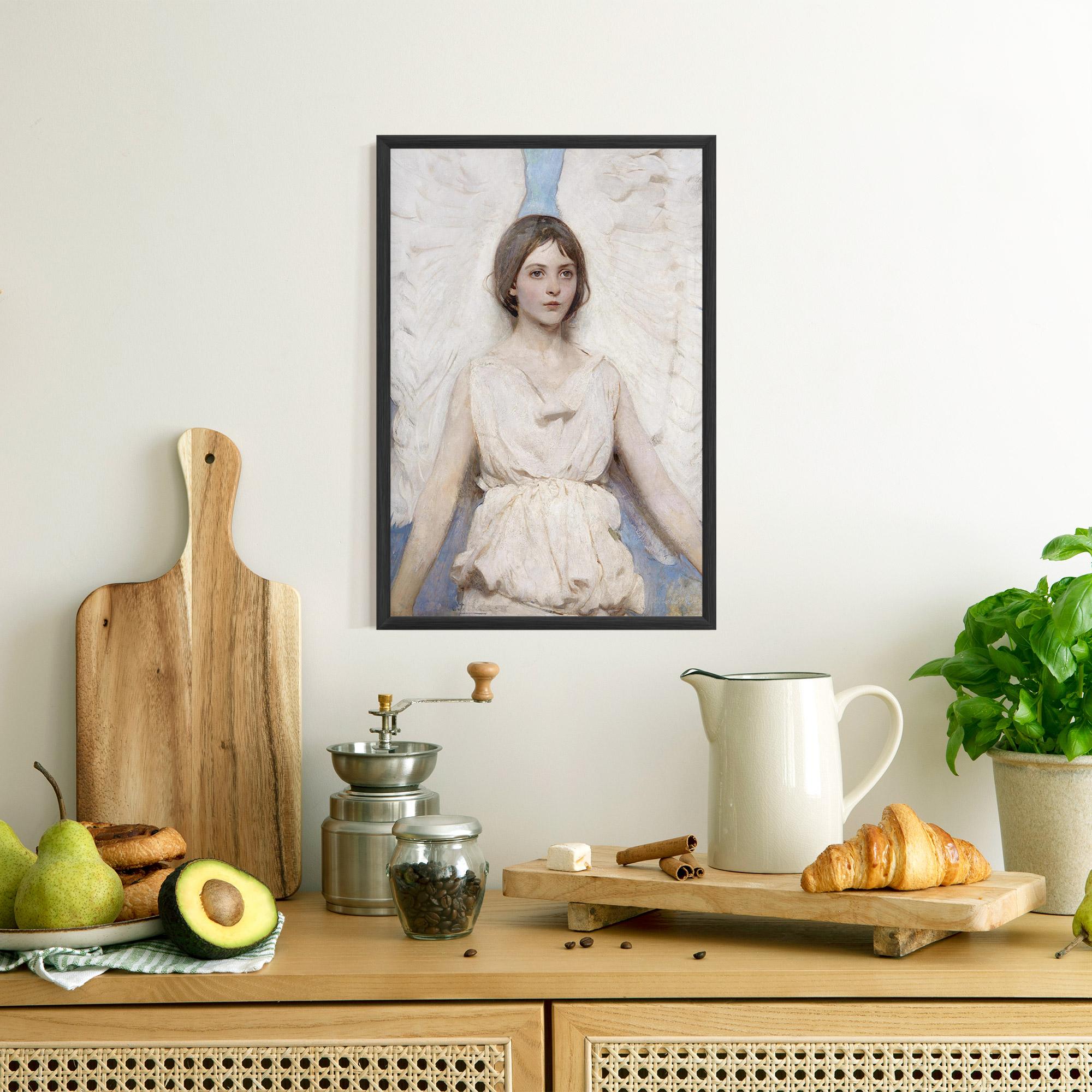 Poster Înrămat Pretty Angel Painting mockup 8