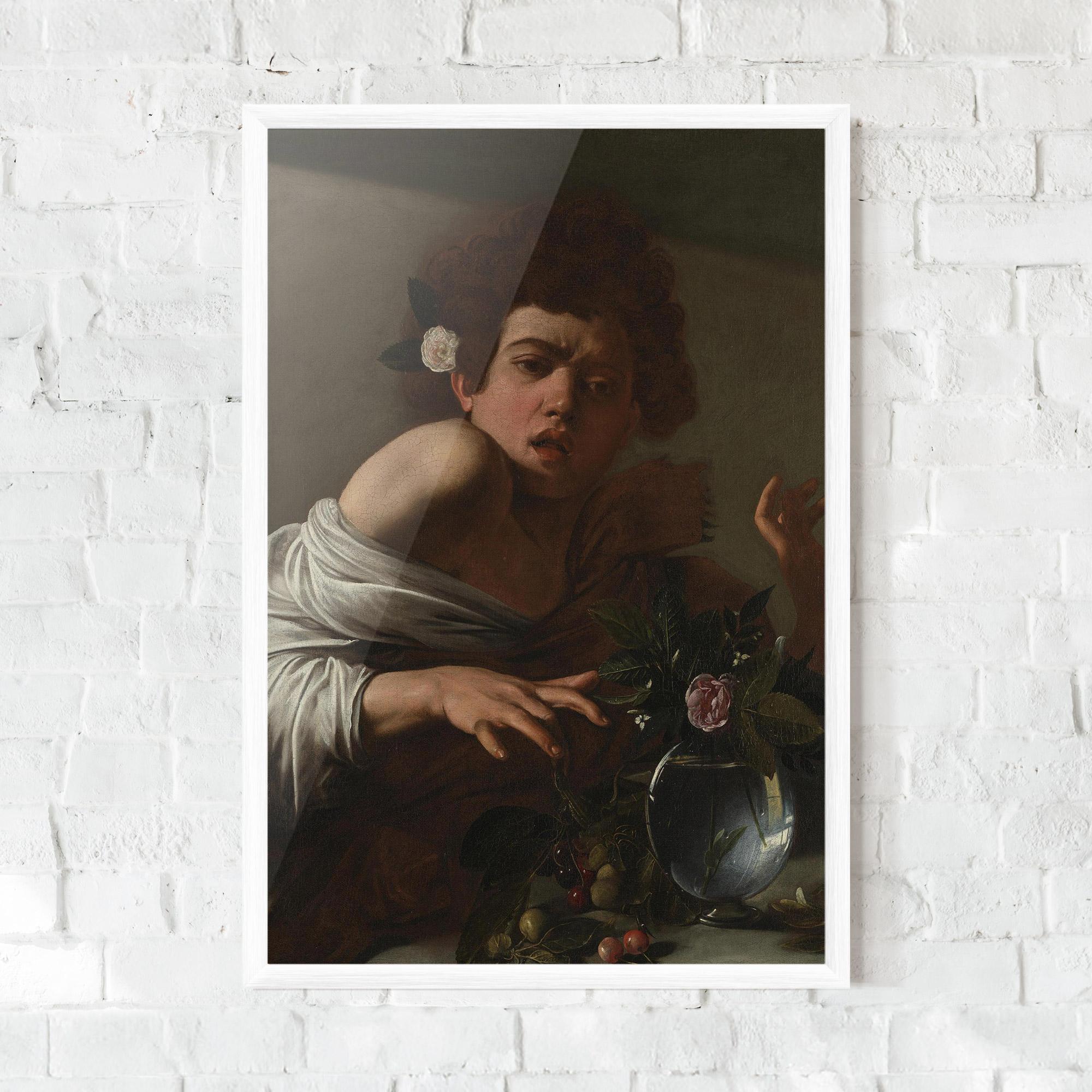 Poster Înrămat Boy Bitten By A Lizard mockup 0