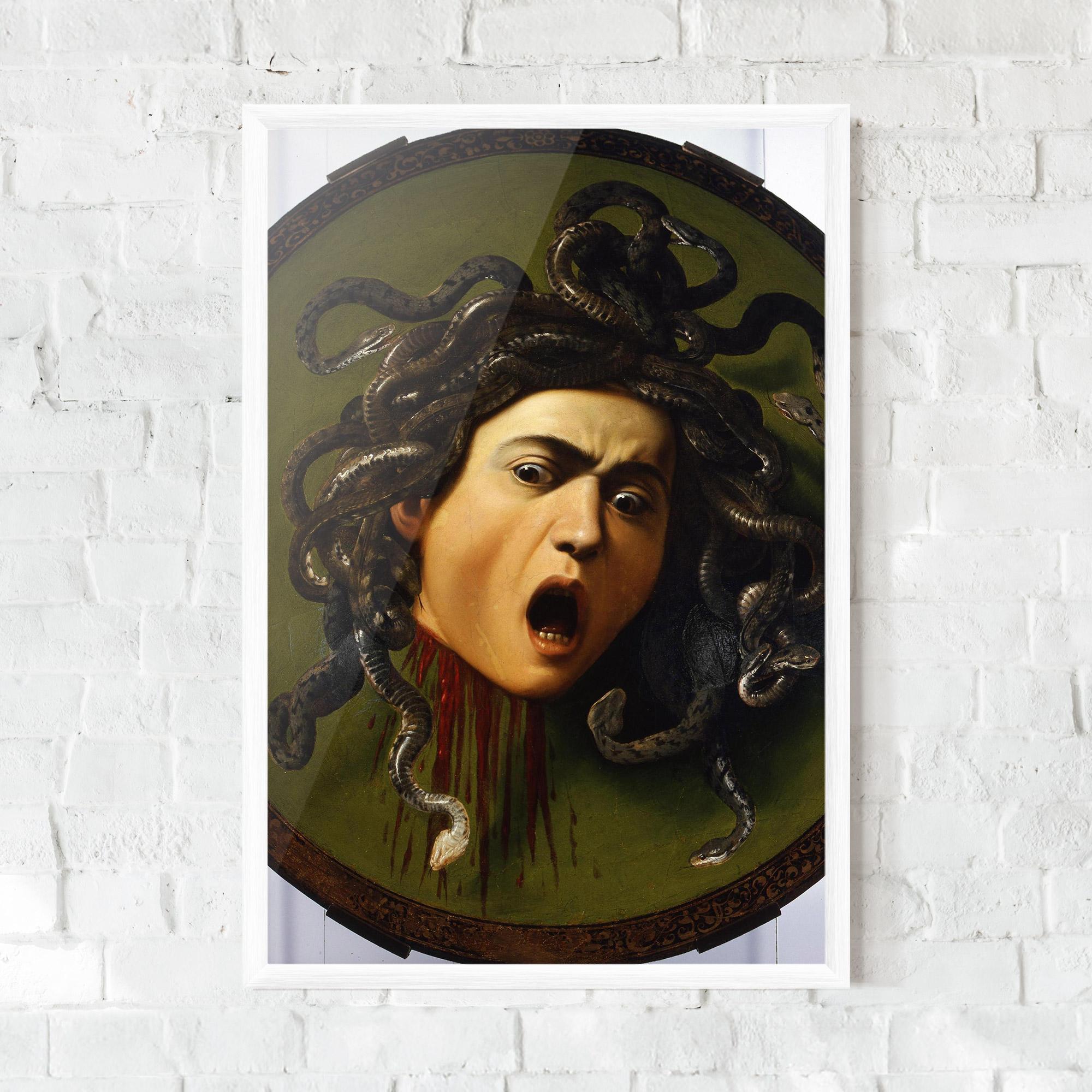 Poster Înrămat Caravaggio Medusa mockup 0