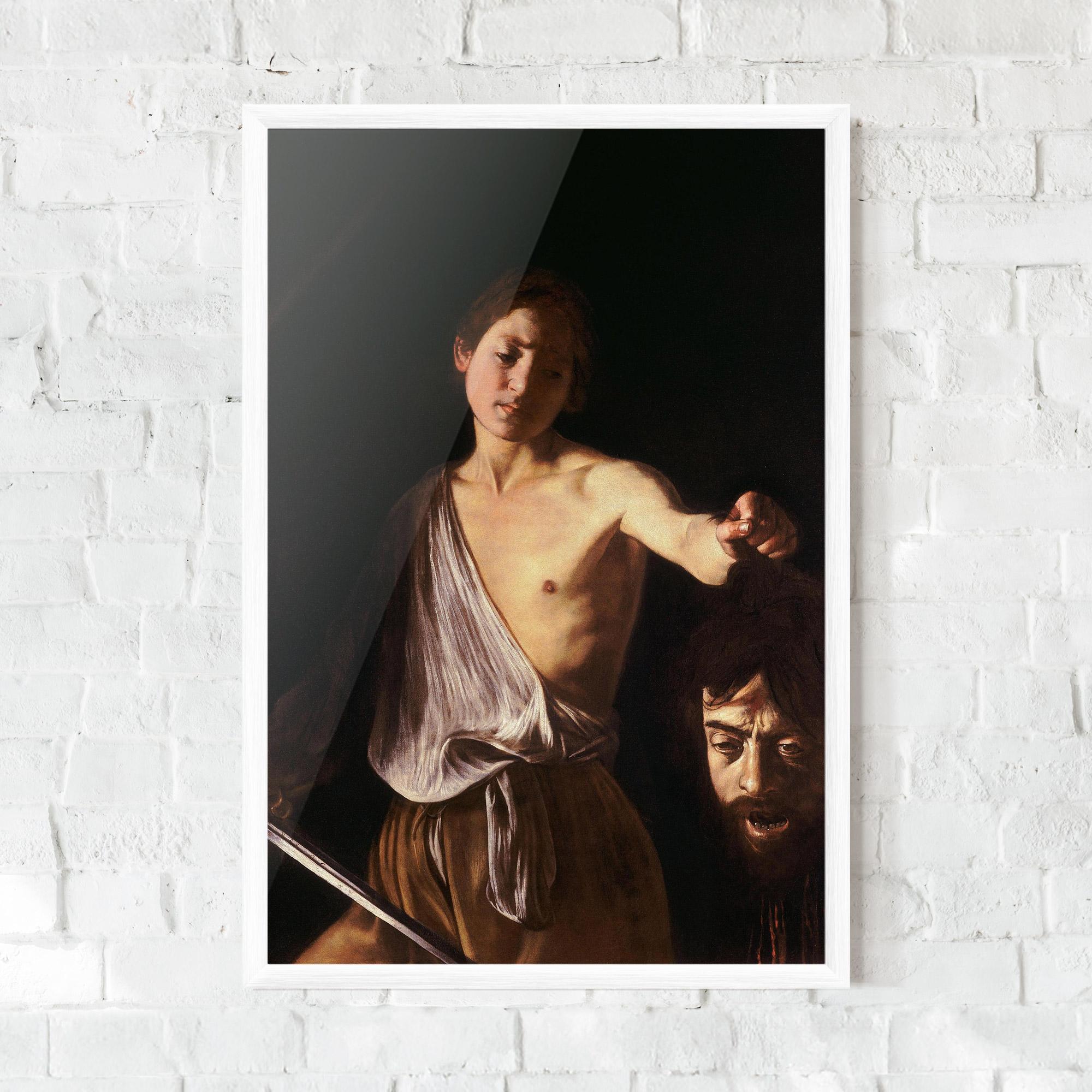 Poster Înrămat David With The Head Of Goliath mockup 0