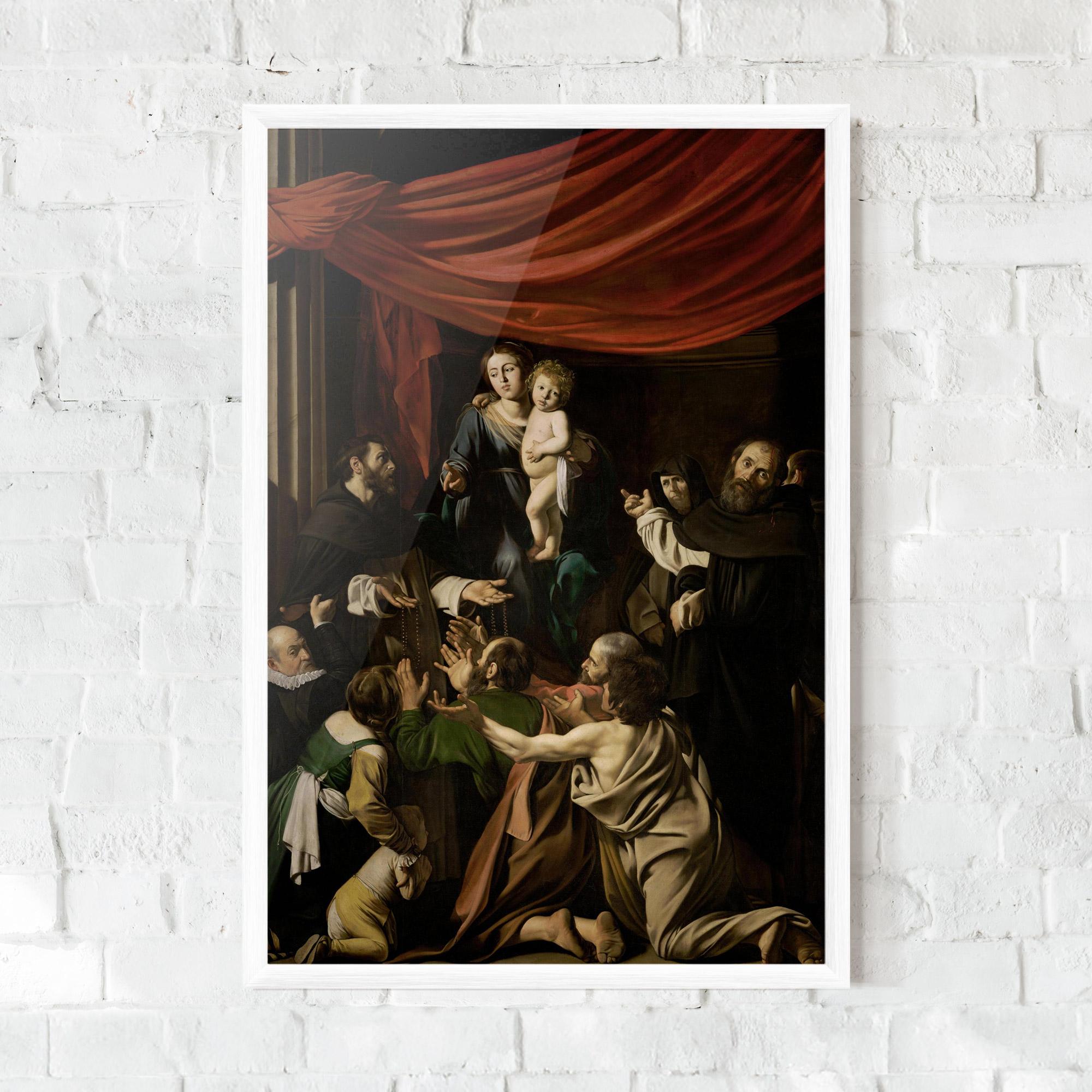 Poster Înrămat Madonna Of The Rosary mockup 0