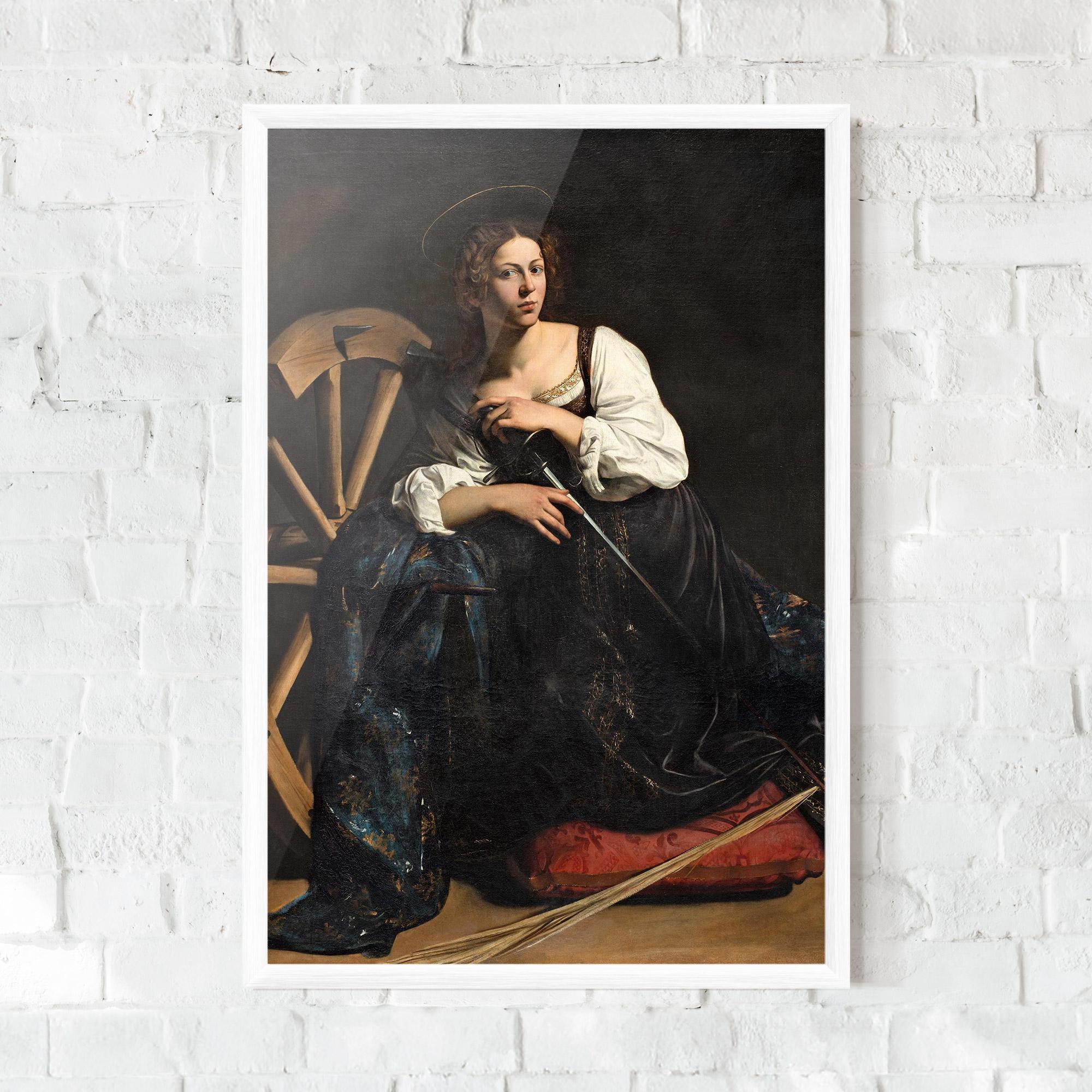 Poster Înrămat Saint Catherine Of Alexandria mockup 0