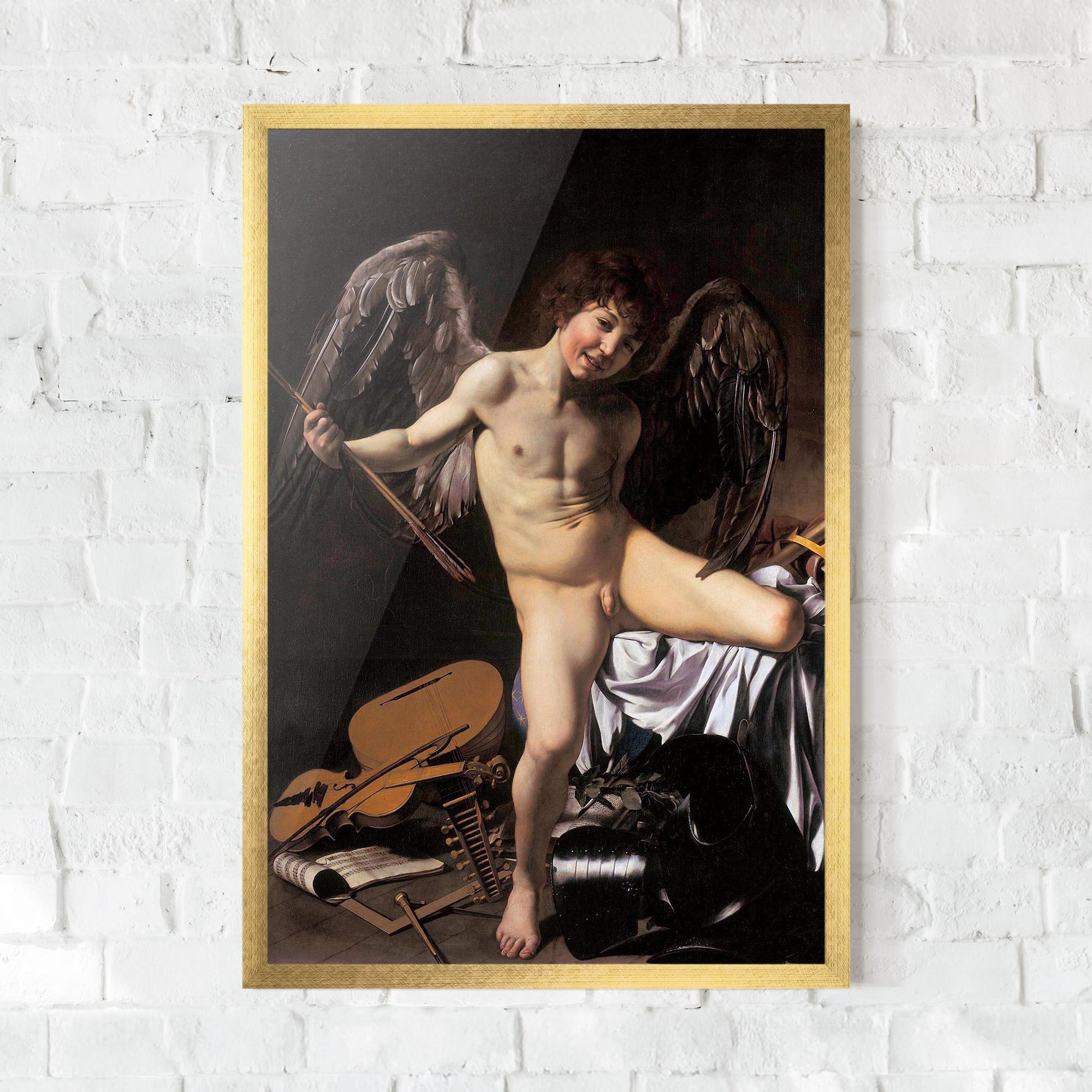 Poster Înrămat Amor Vincet Omnia mockup 0