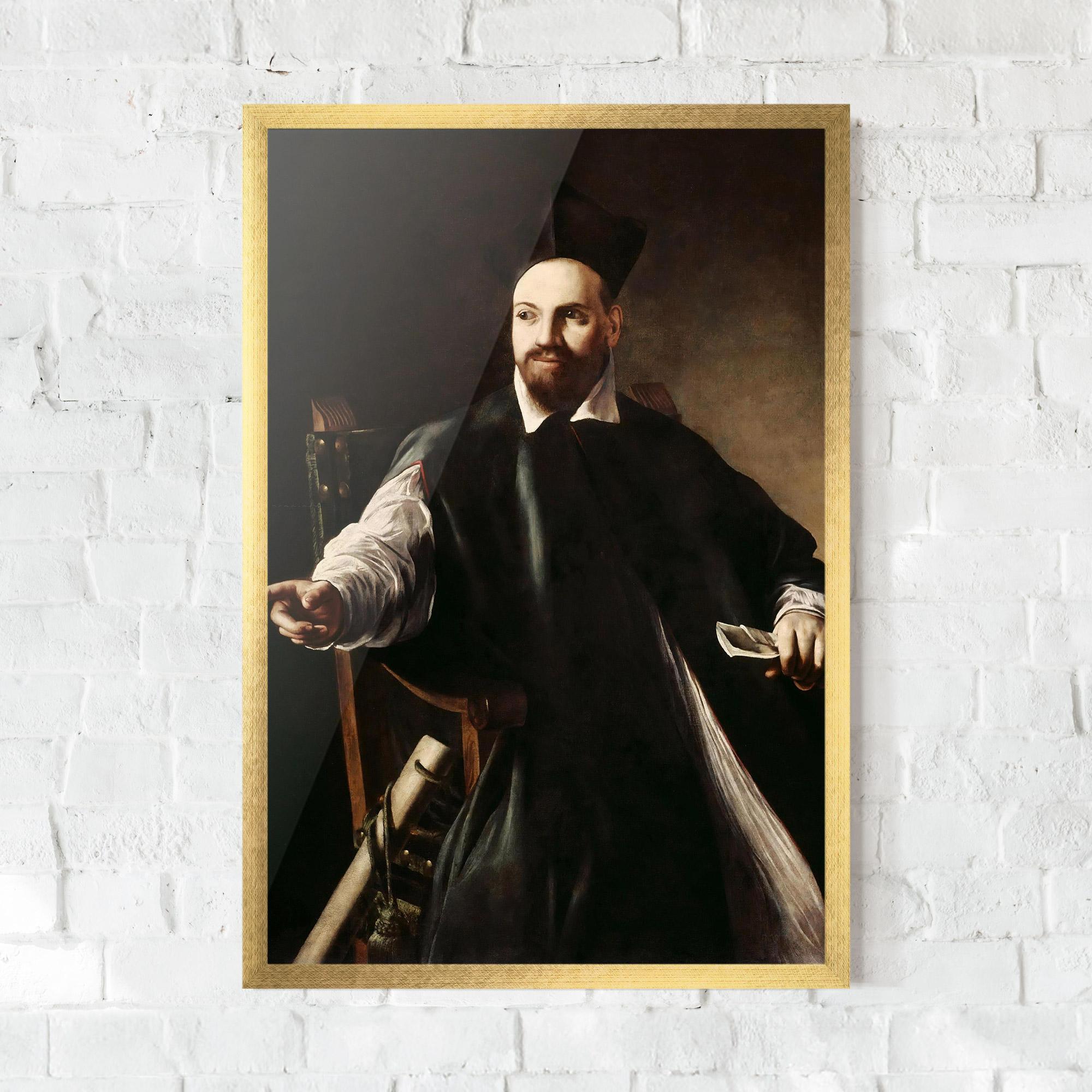 Poster Înrămat Caravaggio Maffeo Barberini mockup 0