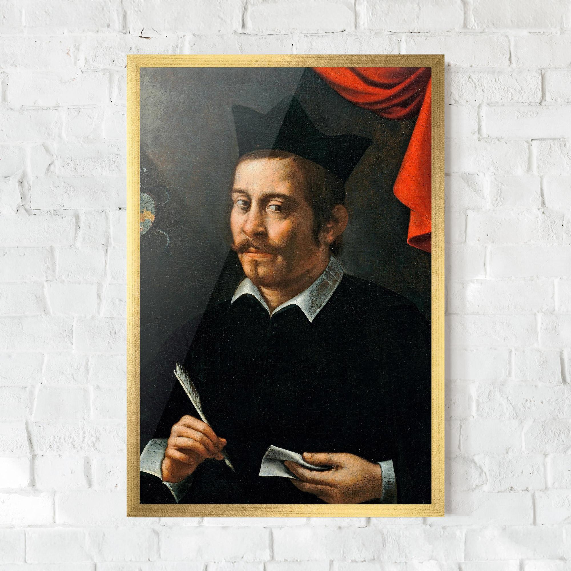 Poster Înrămat Portrait Of A Prelate mockup 0