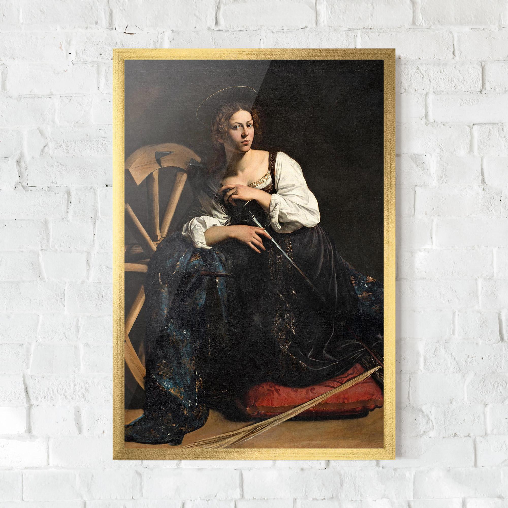 Poster Înrămat Saint Catherine Of Alexandria mockup 0