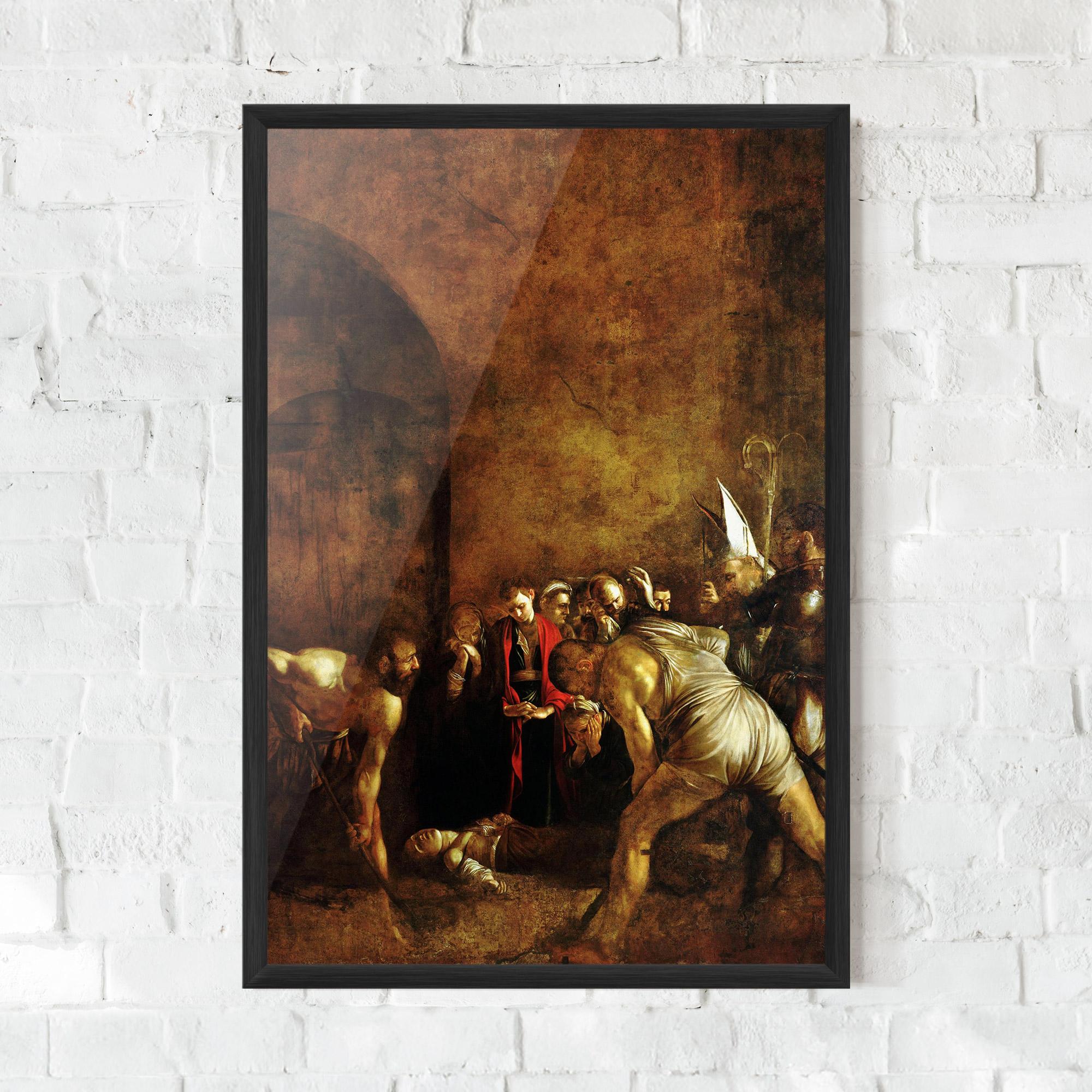 Poster Înrămat Burial Of Saint Lucy mockup 0